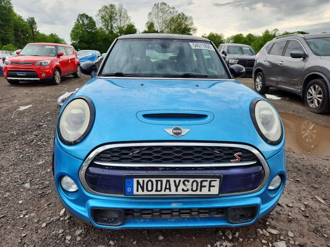 2015 Mini Cooper S Blue vin: WMWXP7C50F2A60643
