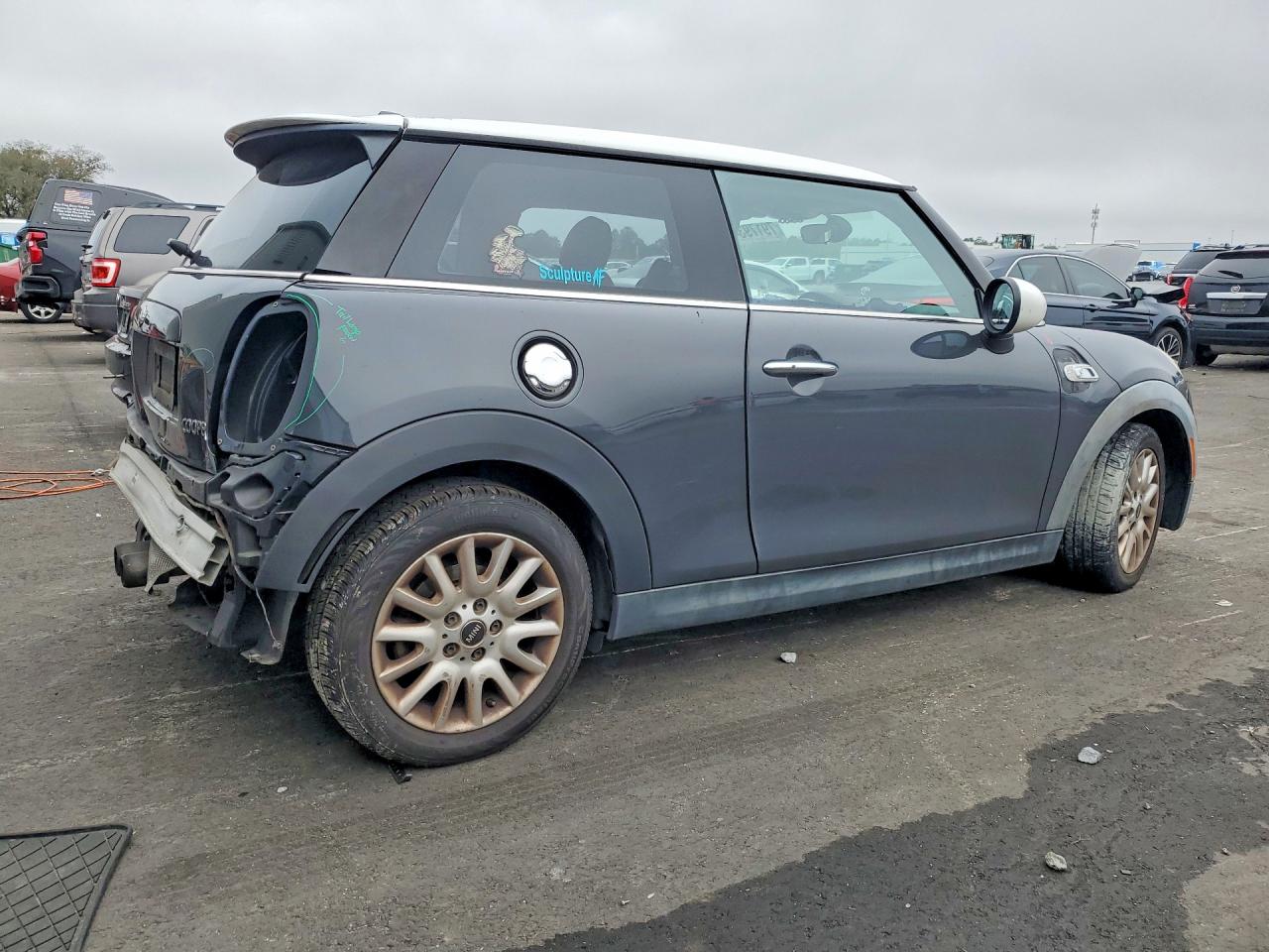 2015 Mini Cooper S Серый vin: WMWXP7C51F2A35511