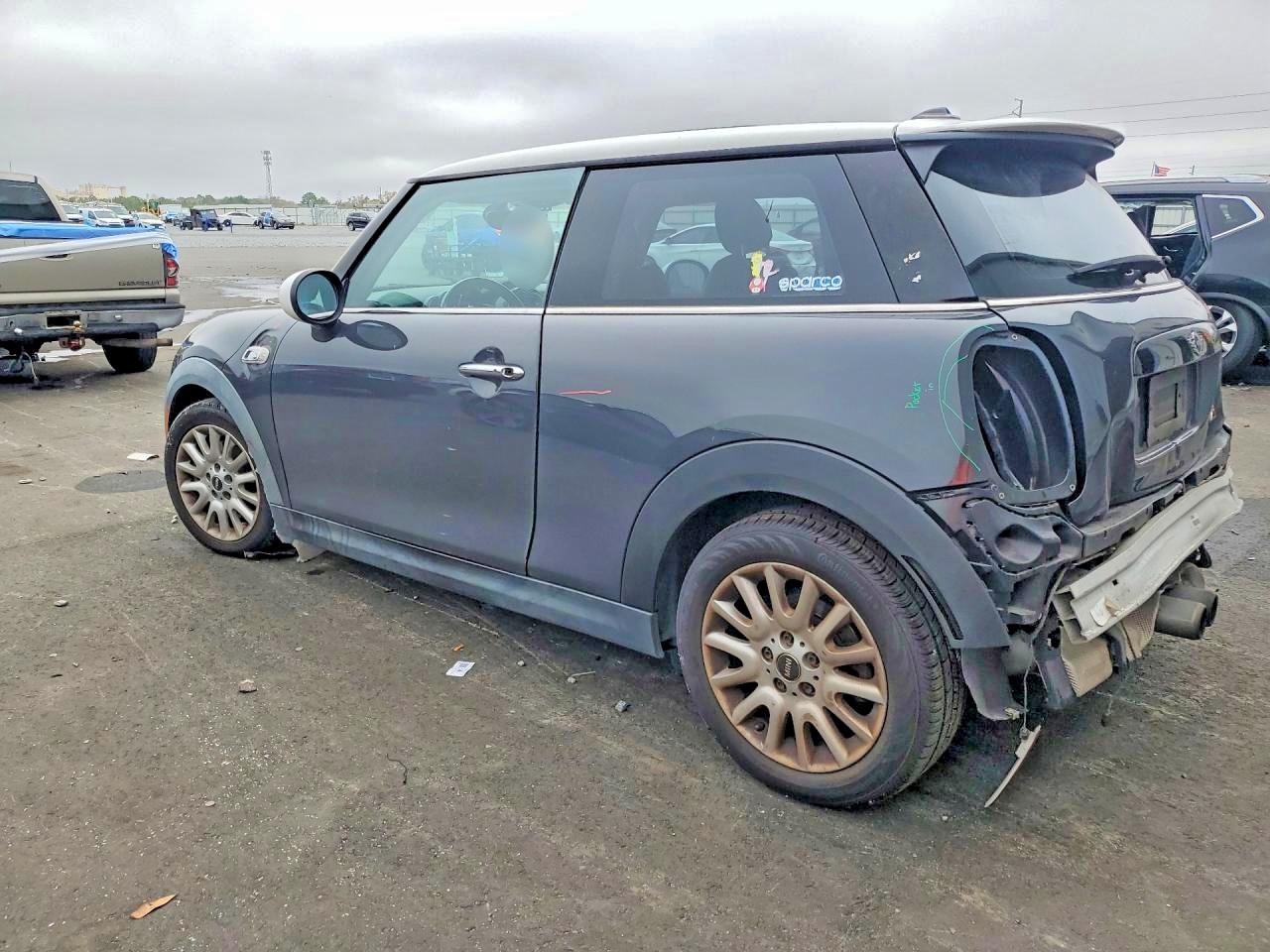 2015 Mini Cooper S Серый vin: WMWXP7C51F2A35511