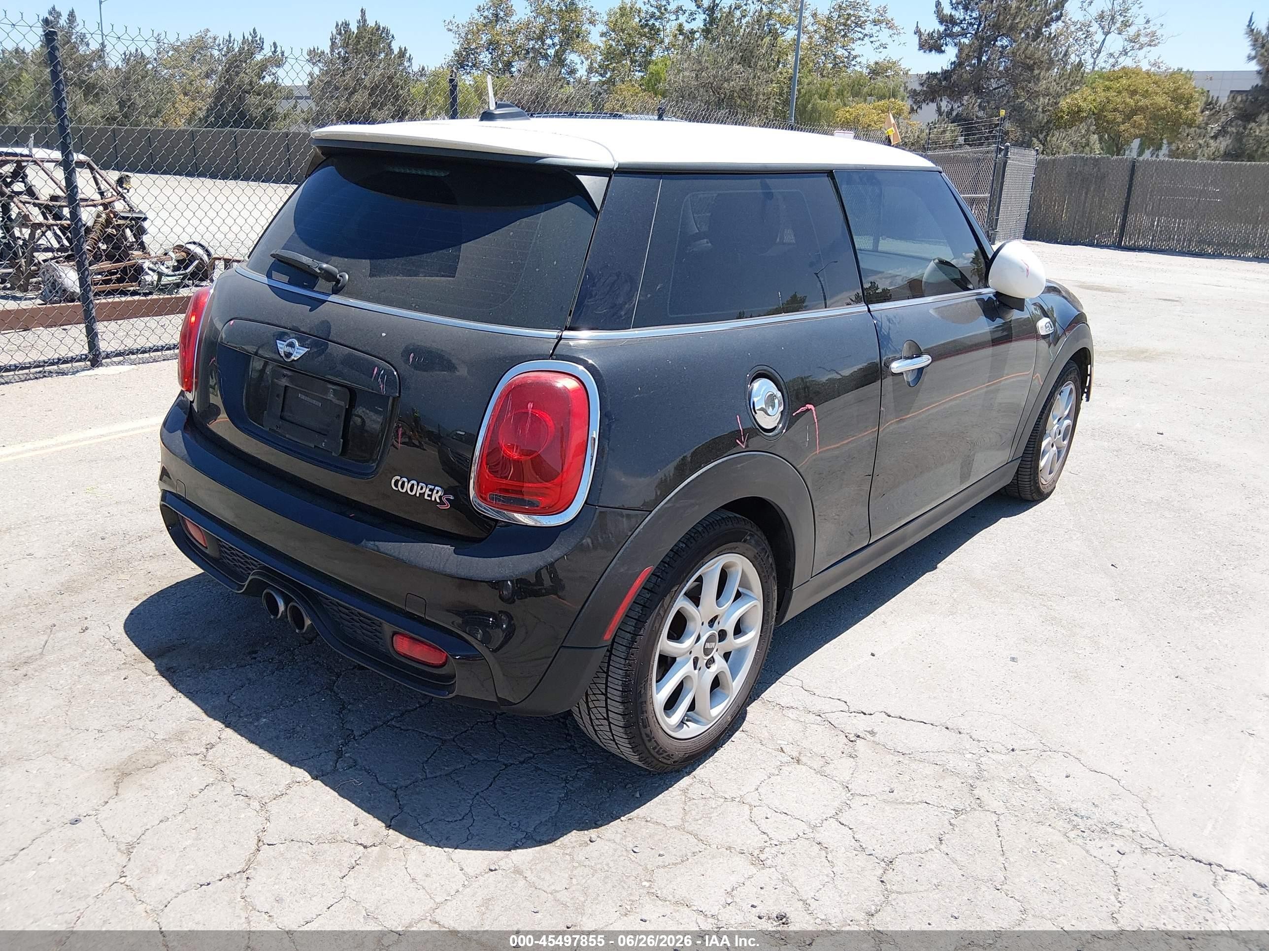 2015 Mini Hardtop Cooper S Black vin: WMWXP7C53F2A37177