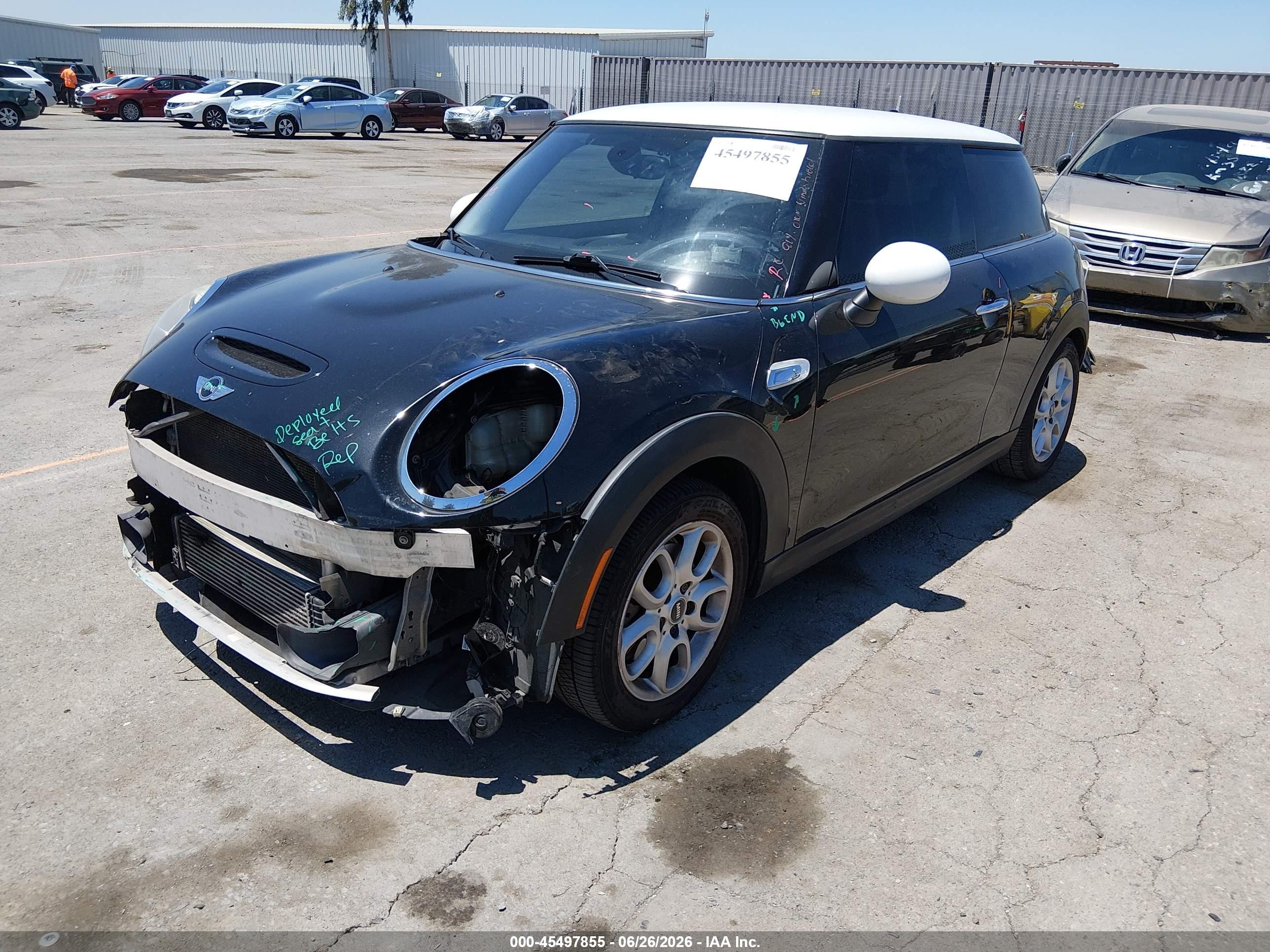2015 Mini Hardtop Cooper S Black vin: WMWXP7C53F2A37177
