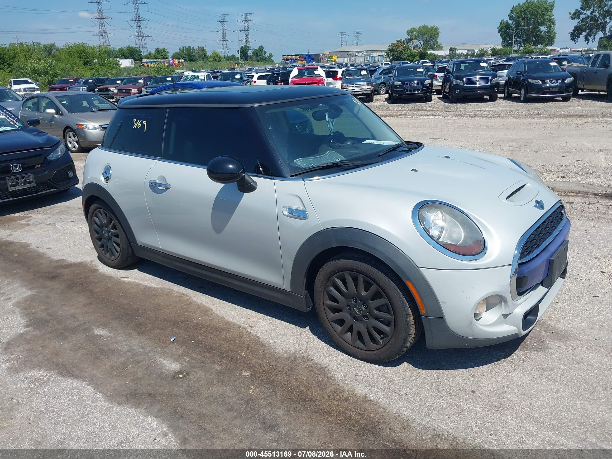 2015 Mini Hardtop Cooper S Серебряный vin: WMWXP7C53F2A39818
