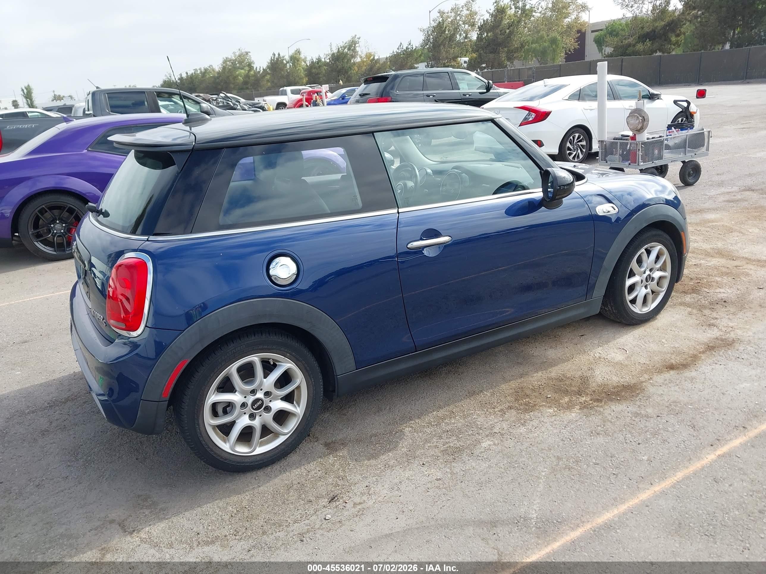 2015 Mini Hardtop Cooper S Blue vin: WMWXP7C53F2A60958