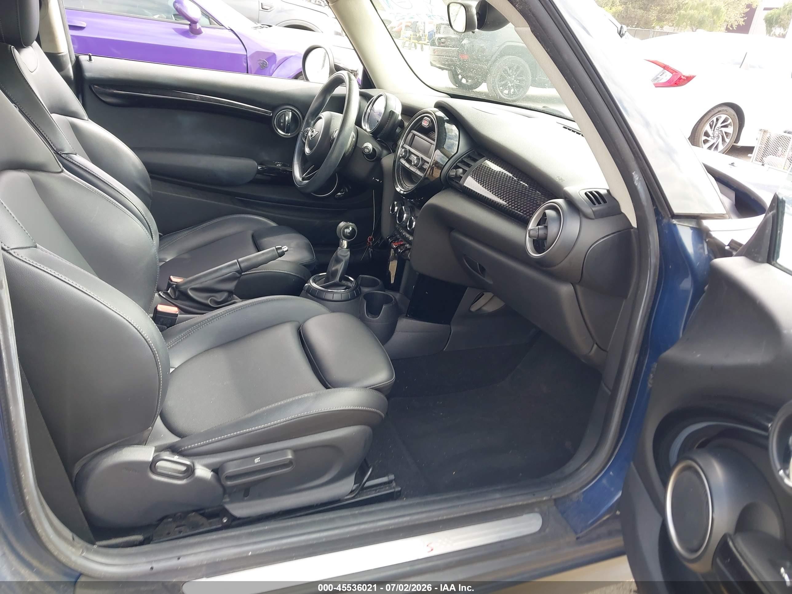 2015 Mini Hardtop Cooper S Blue vin: WMWXP7C53F2A60958