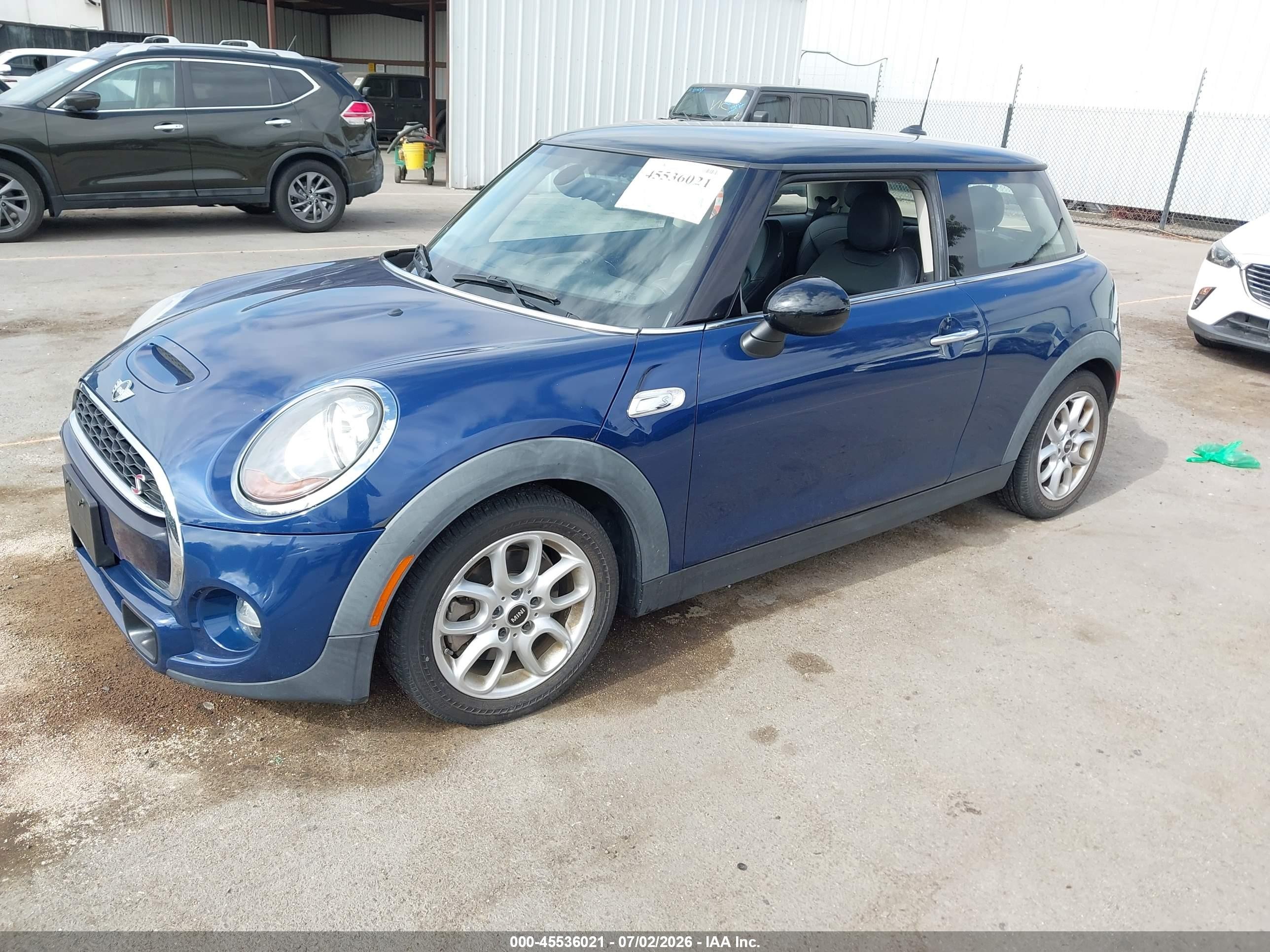 2015 Mini Hardtop Cooper S Blue vin: WMWXP7C53F2A60958