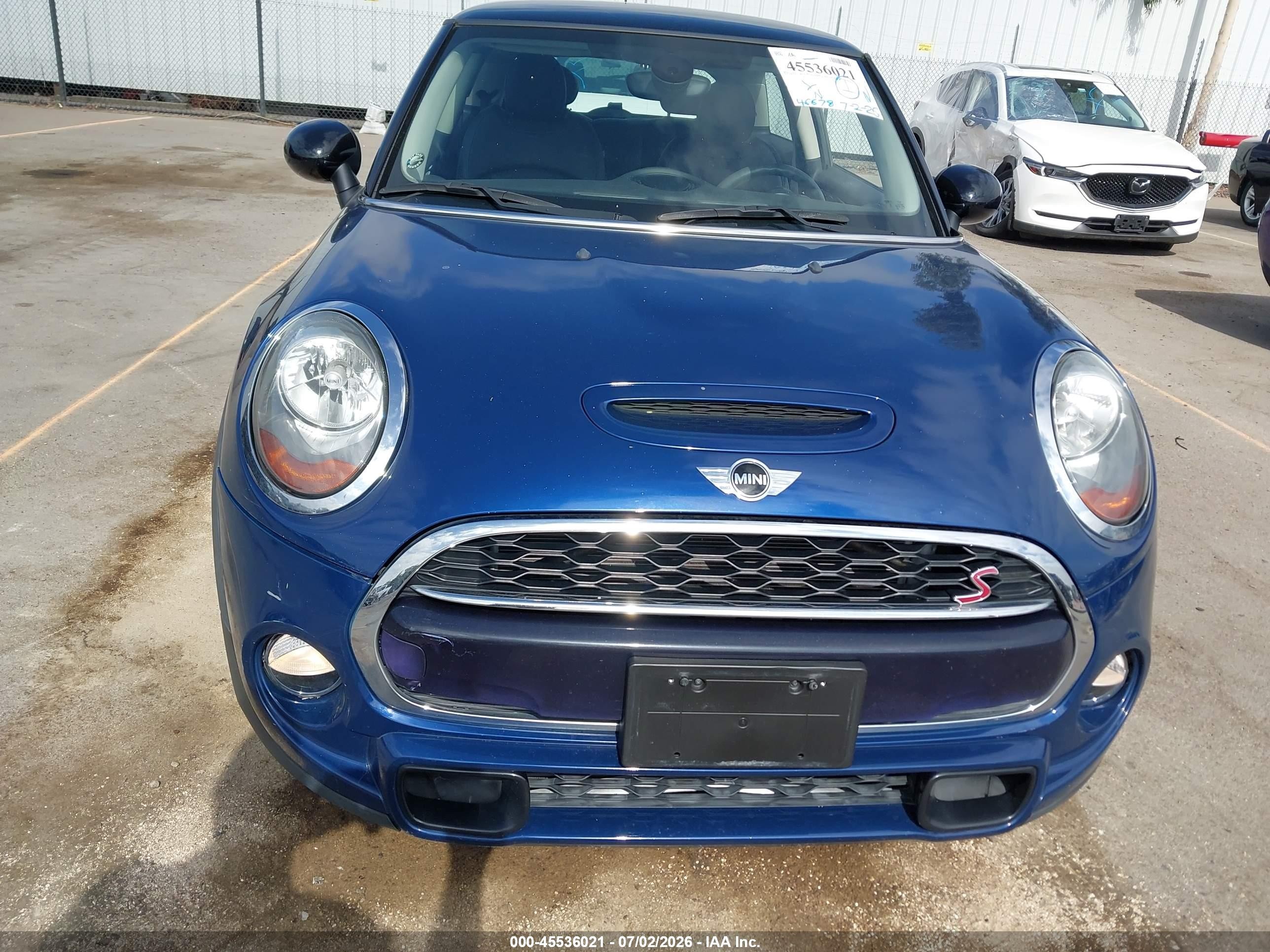 2015 Mini Hardtop Cooper S Blue vin: WMWXP7C53F2A60958