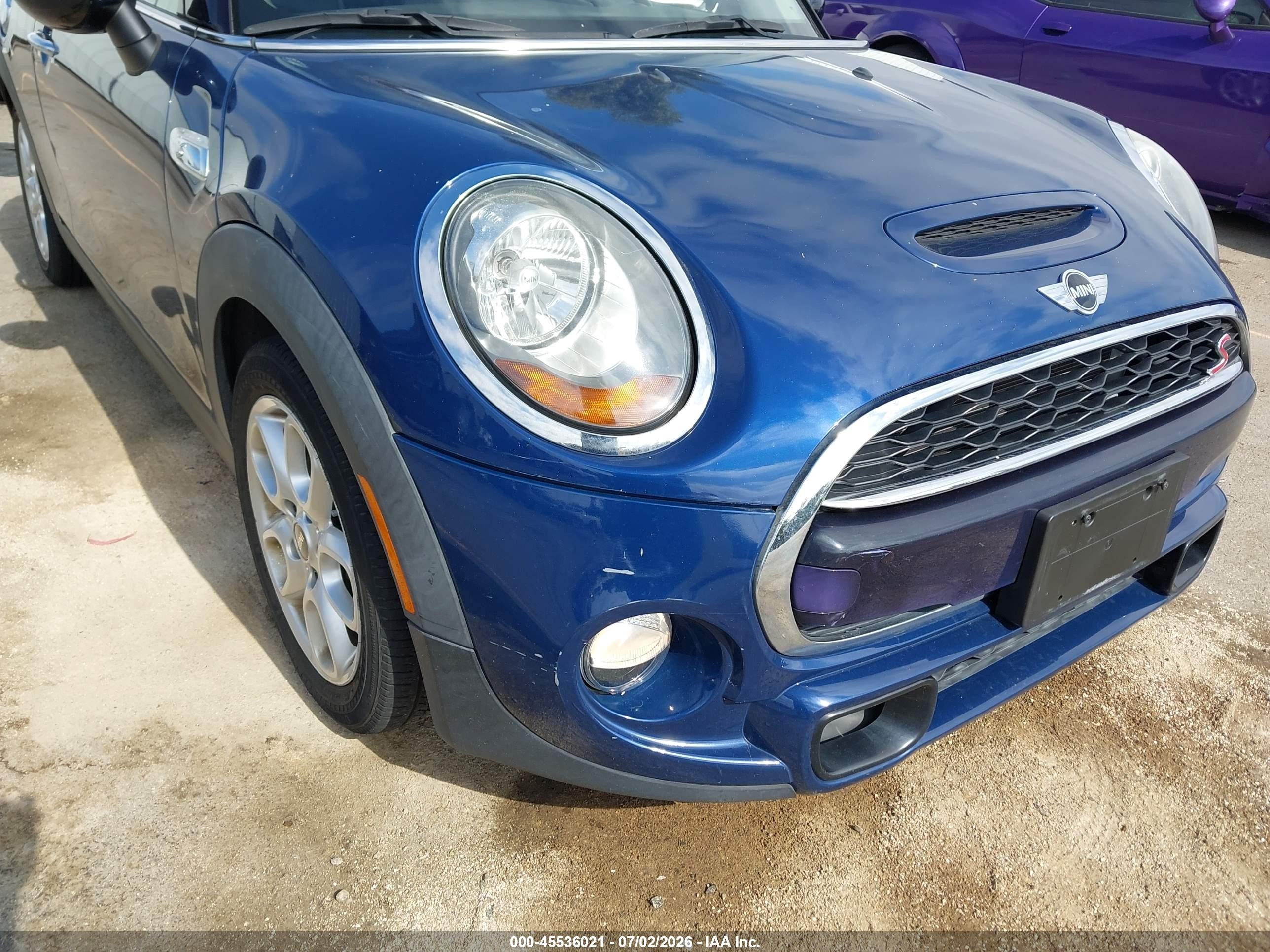 2015 Mini Hardtop Cooper S Blue vin: WMWXP7C53F2A60958