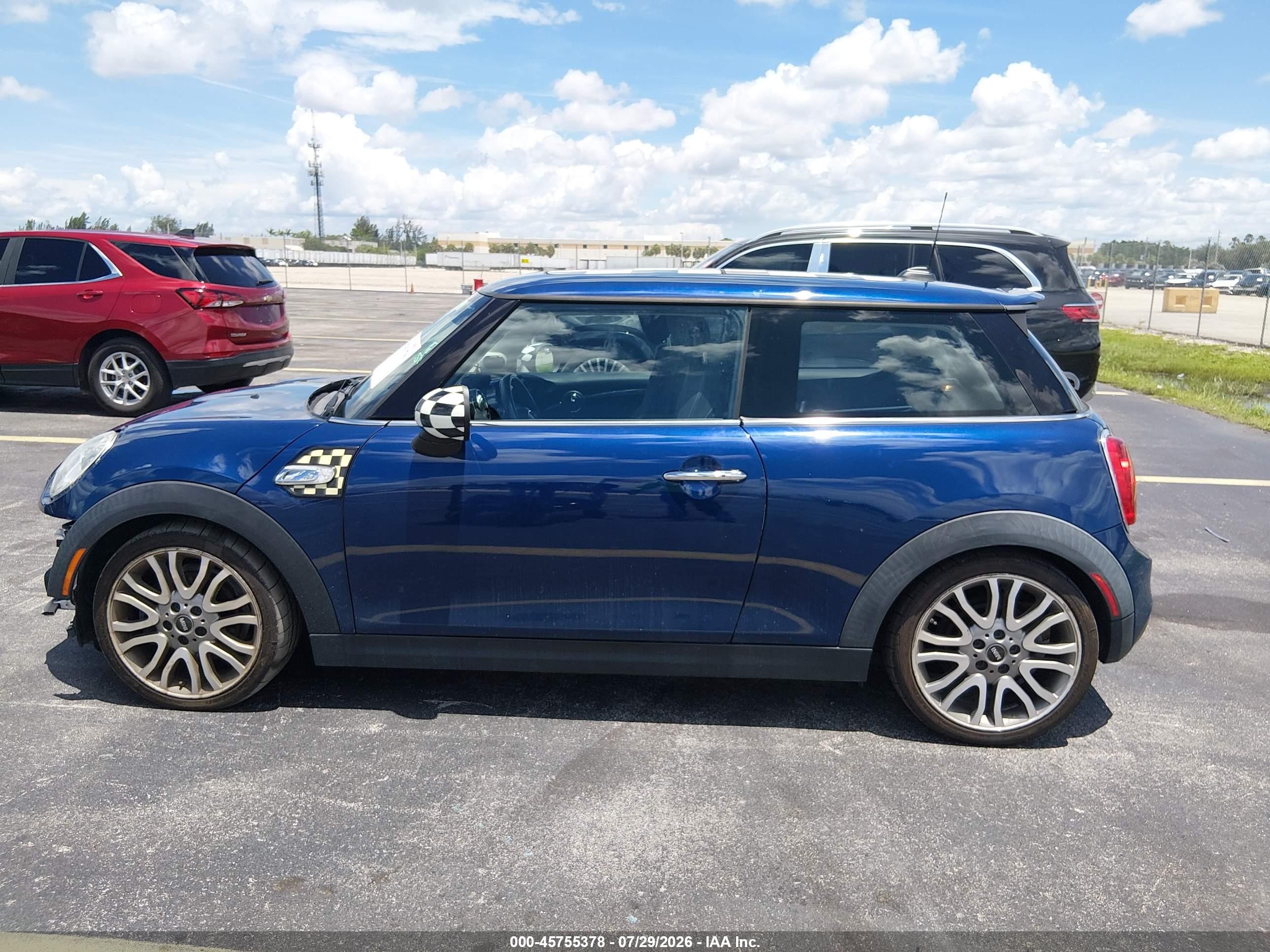 2015 Mini Hardtop Cooper S Blue vin: WMWXP7C54F2A34448