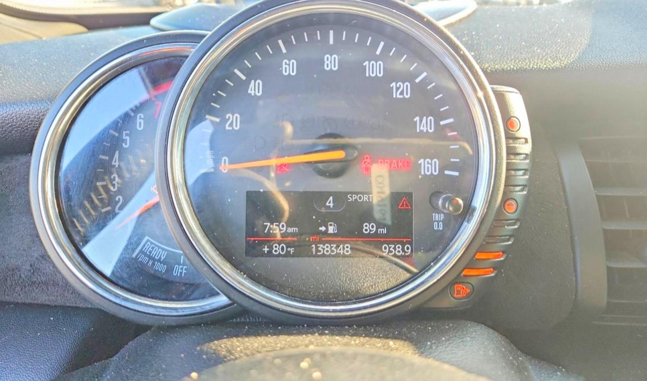2015 Mini Cooper S Серый vin: WMWXP7C55F2C60143
