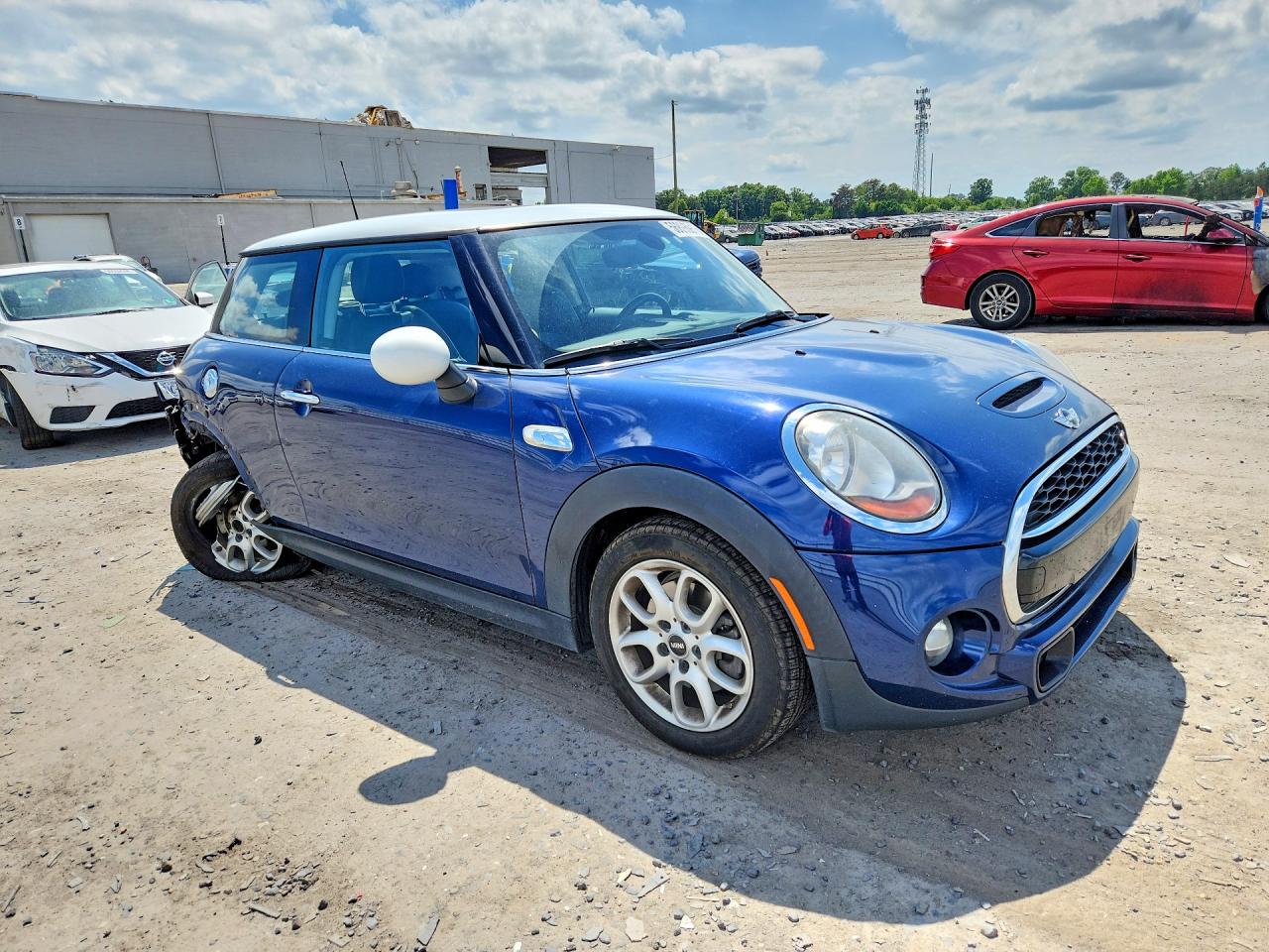 2015 Mini Cooper S Синий vin: WMWXP7C56F2A33995