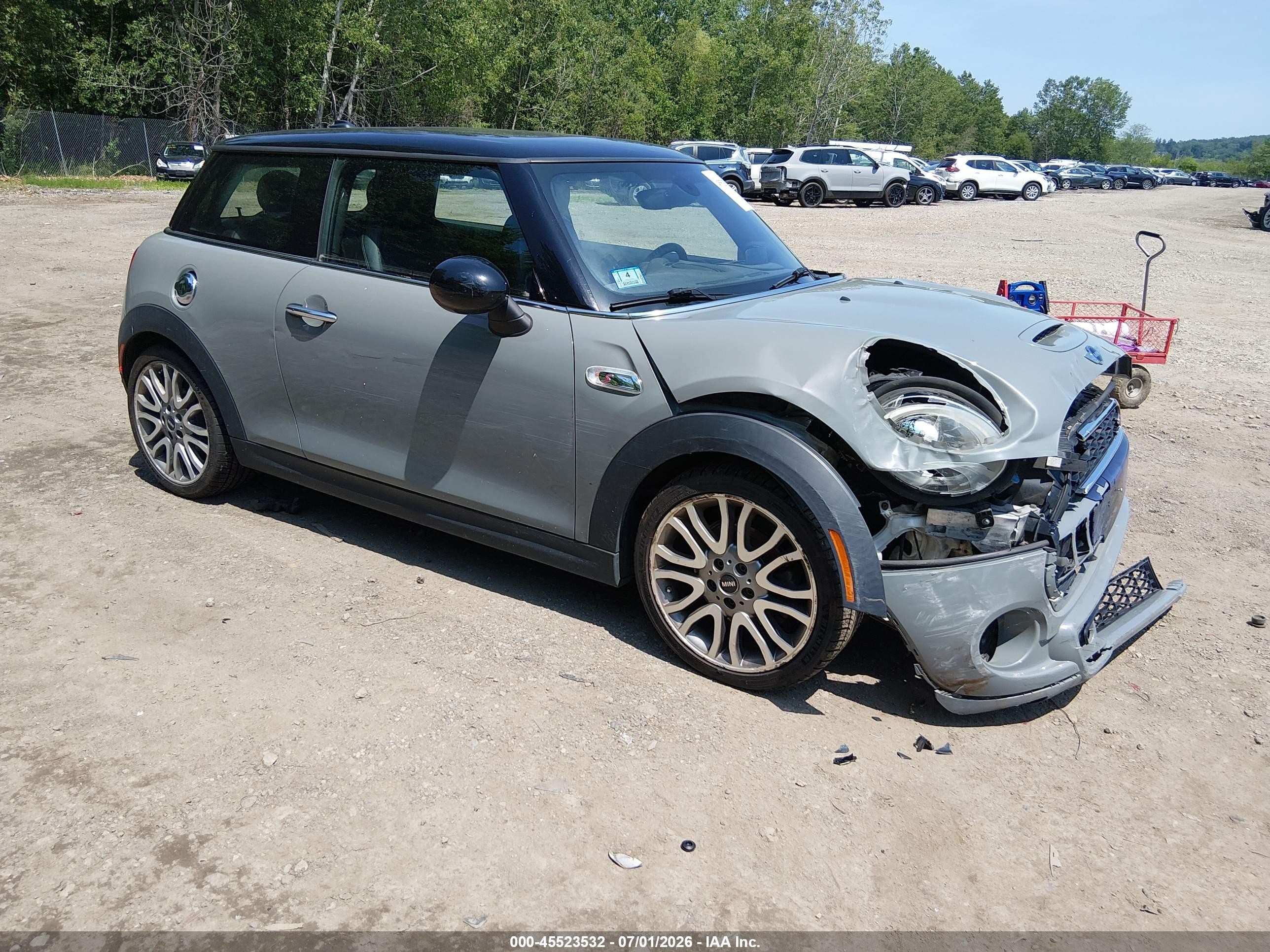 2015 Mini Hardtop Cooper S Gray vin: WMWXP7C57F2A34458