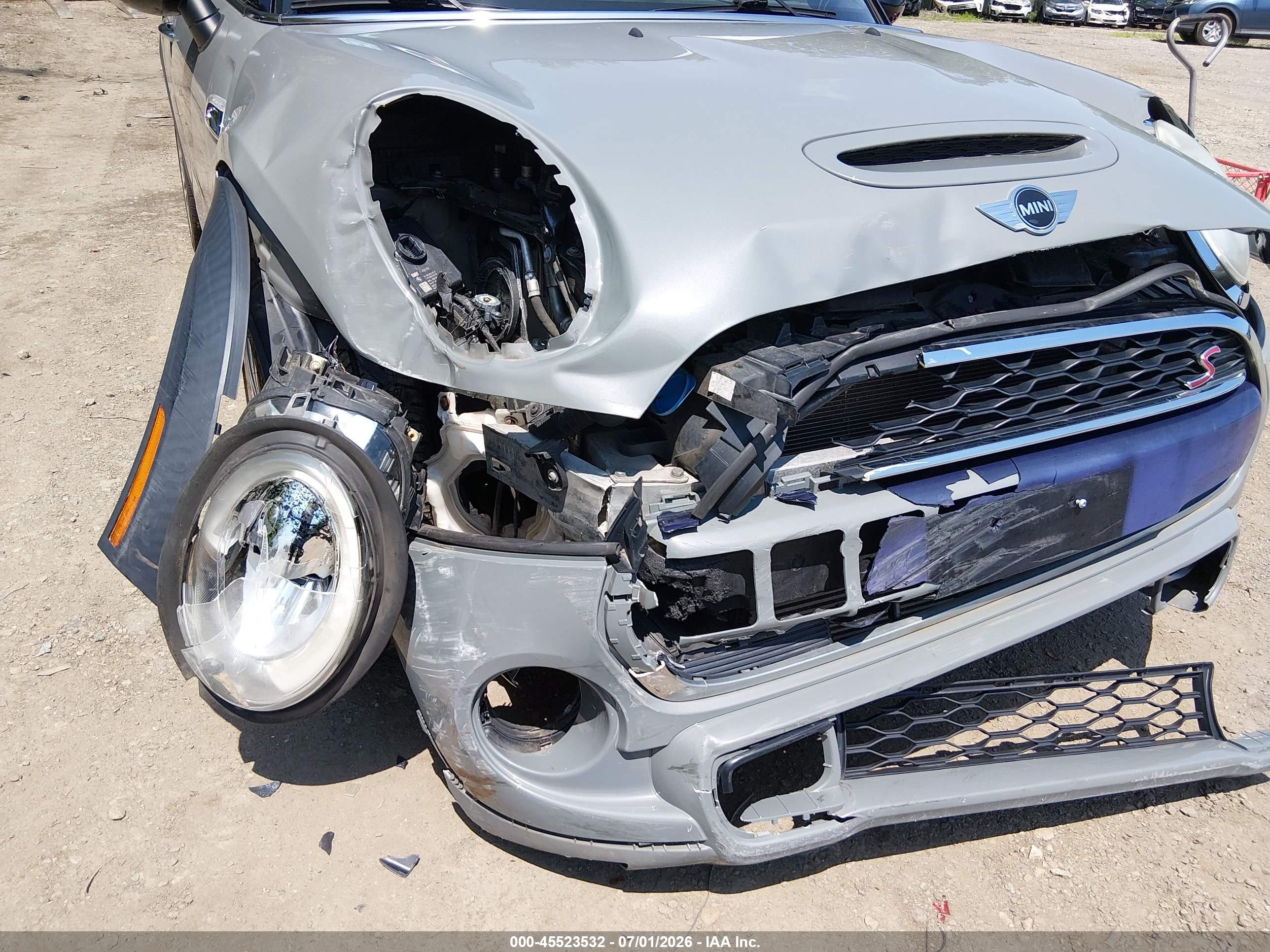 2015 Mini Hardtop Cooper S Серый vin: WMWXP7C57F2A34458