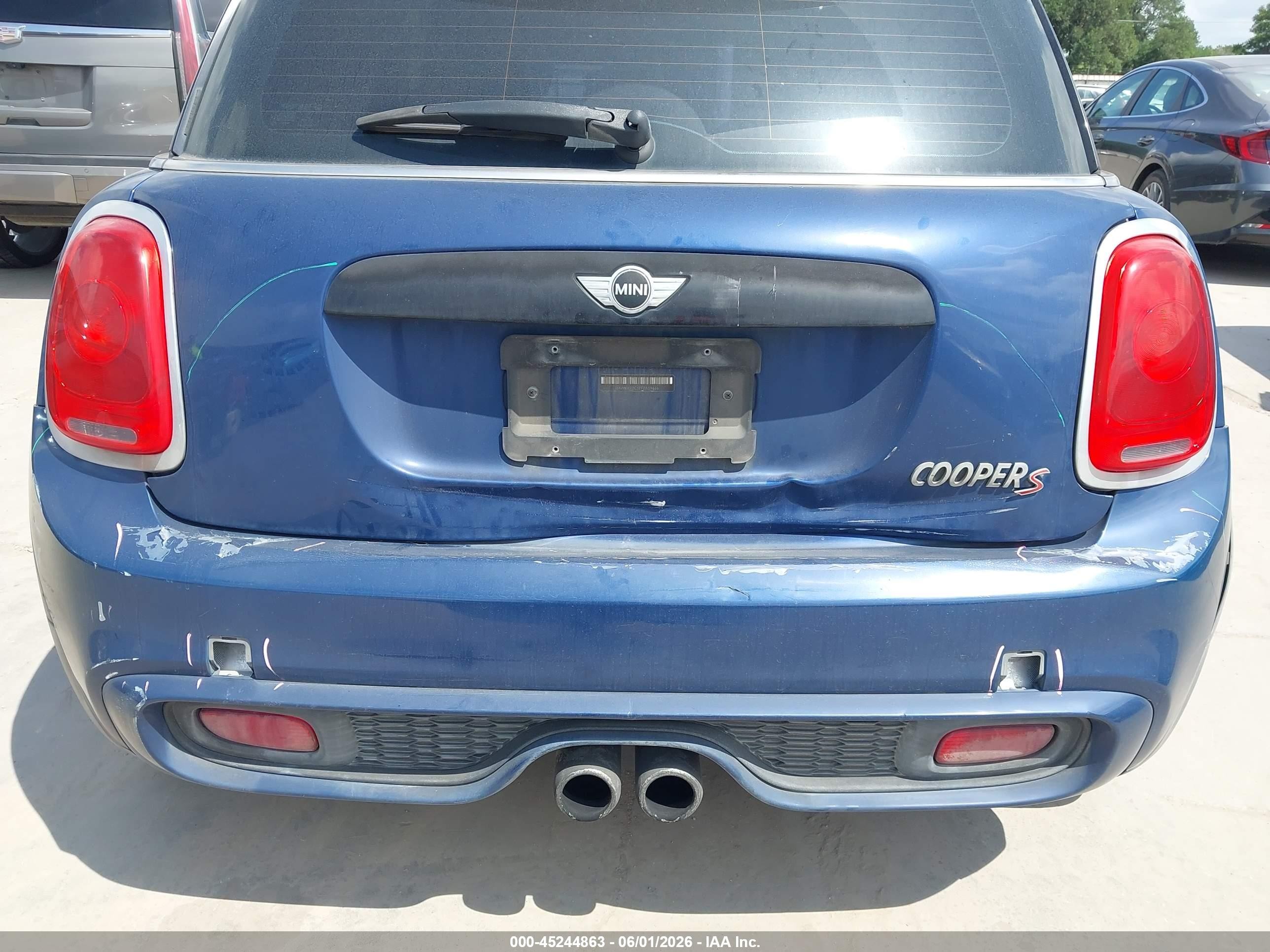 2015 Mini Hardtop Cooper S Navy vin: WMWXP7C57F2A59666