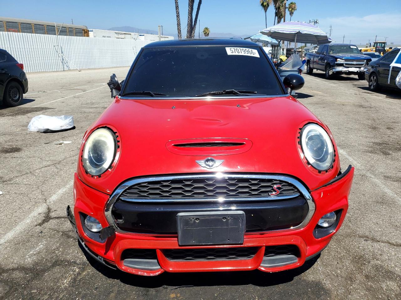 2015 Mini Cooper S Красный vin: WMWXP7C58F2A40141
