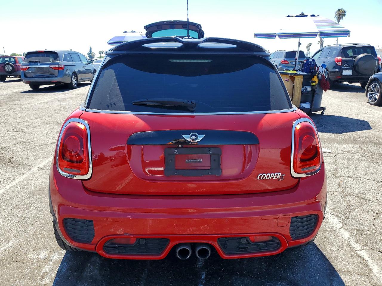 2015 Mini Cooper S Красный vin: WMWXP7C58F2A40141