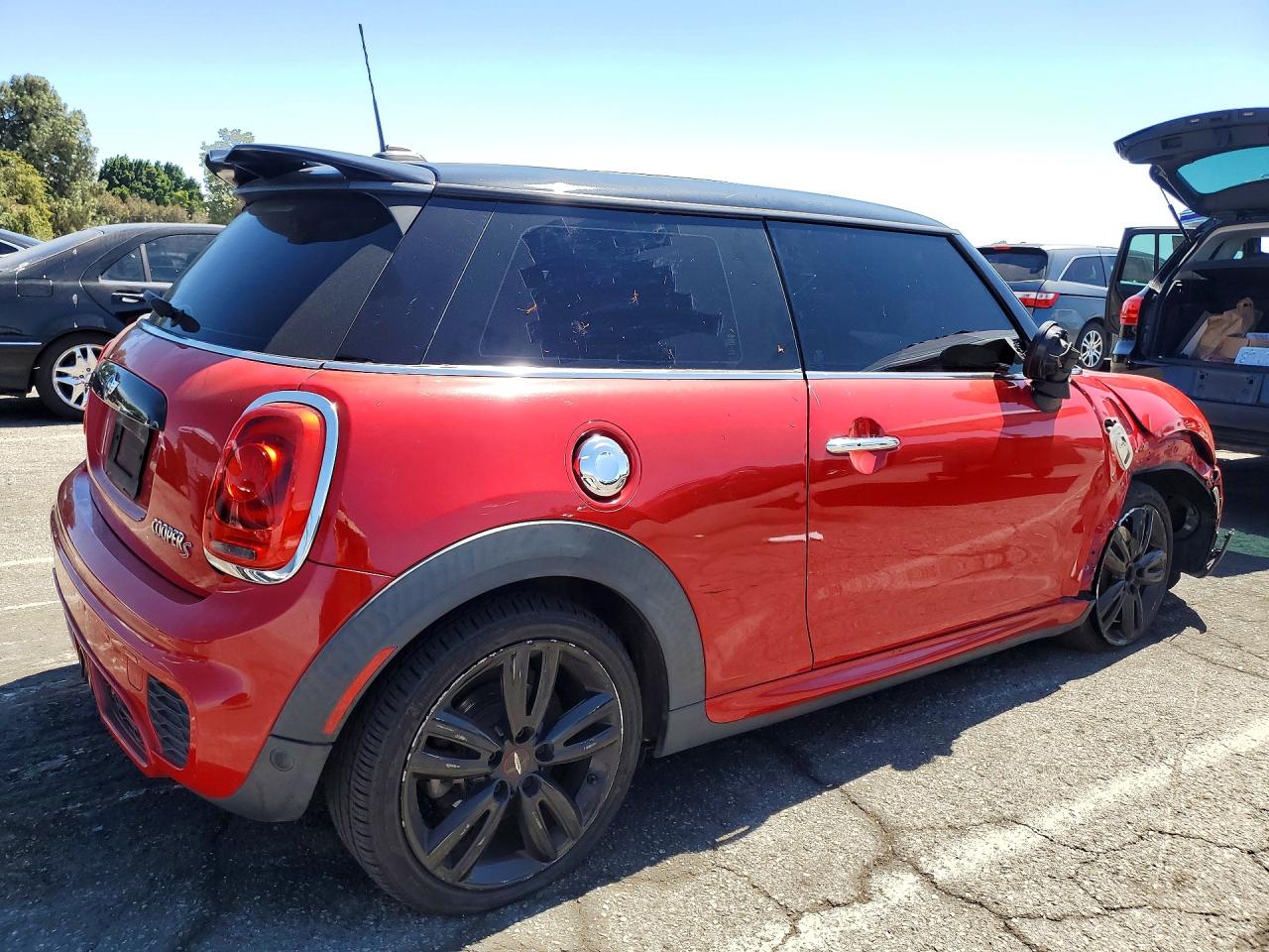2015 Mini Cooper S Красный vin: WMWXP7C58F2A40141
