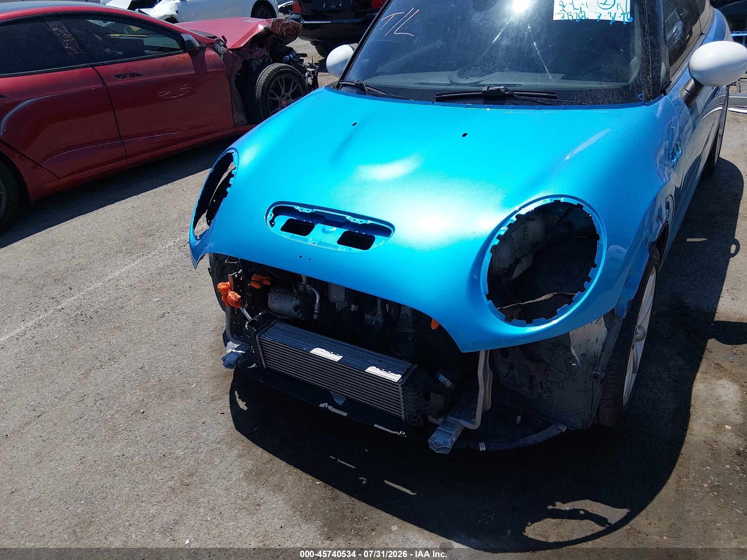 2015 Mini Hardtop Cooper S Синий vin: WMWXP7C58F2A41158