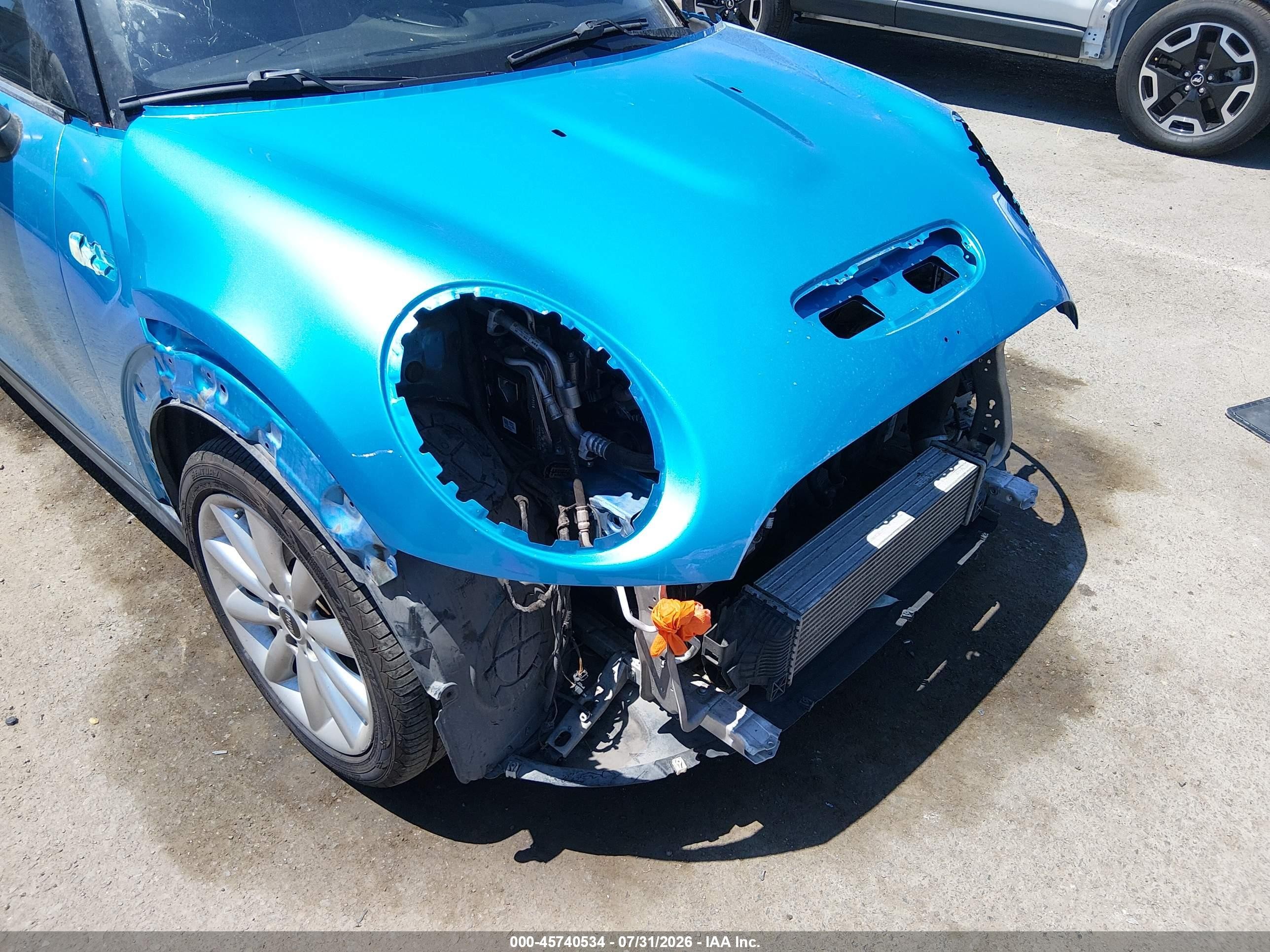 2015 Mini Hardtop Cooper S Синий vin: WMWXP7C58F2A41158