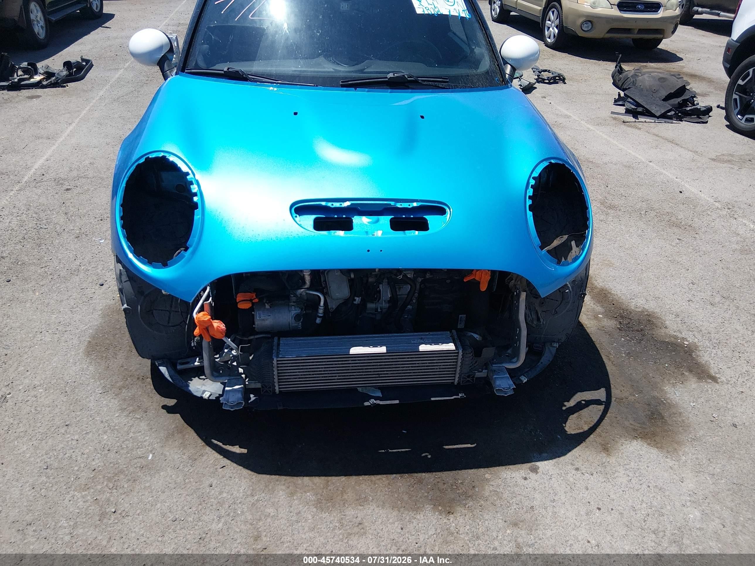 2015 Mini Hardtop Cooper S Синий vin: WMWXP7C58F2A41158