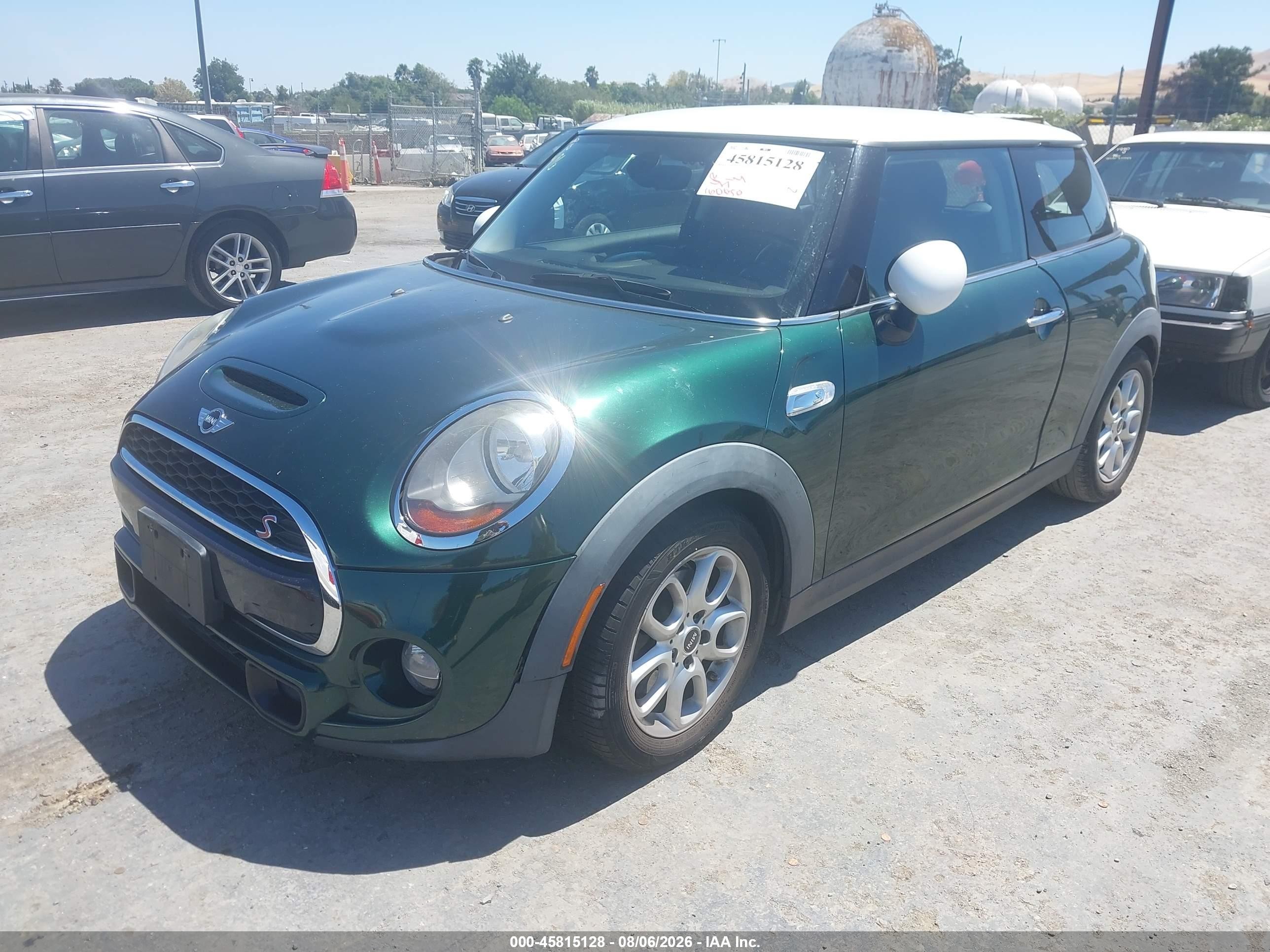 2015 Mini Hardtop Cooper S Green vin: WMWXP7C58F2A42116