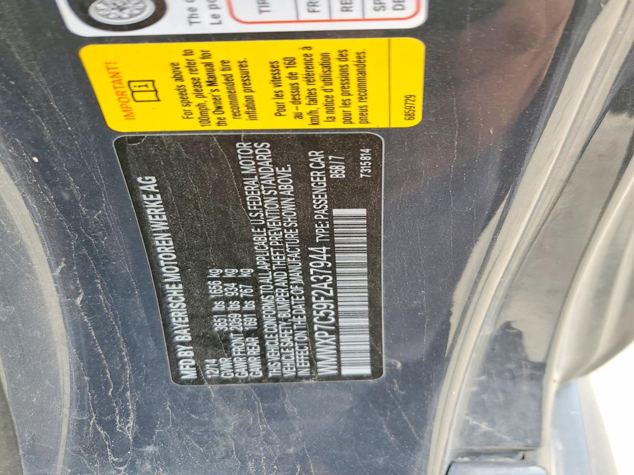 2015 Mini Cooper S Black vin: WMWXP7C59F2A37944