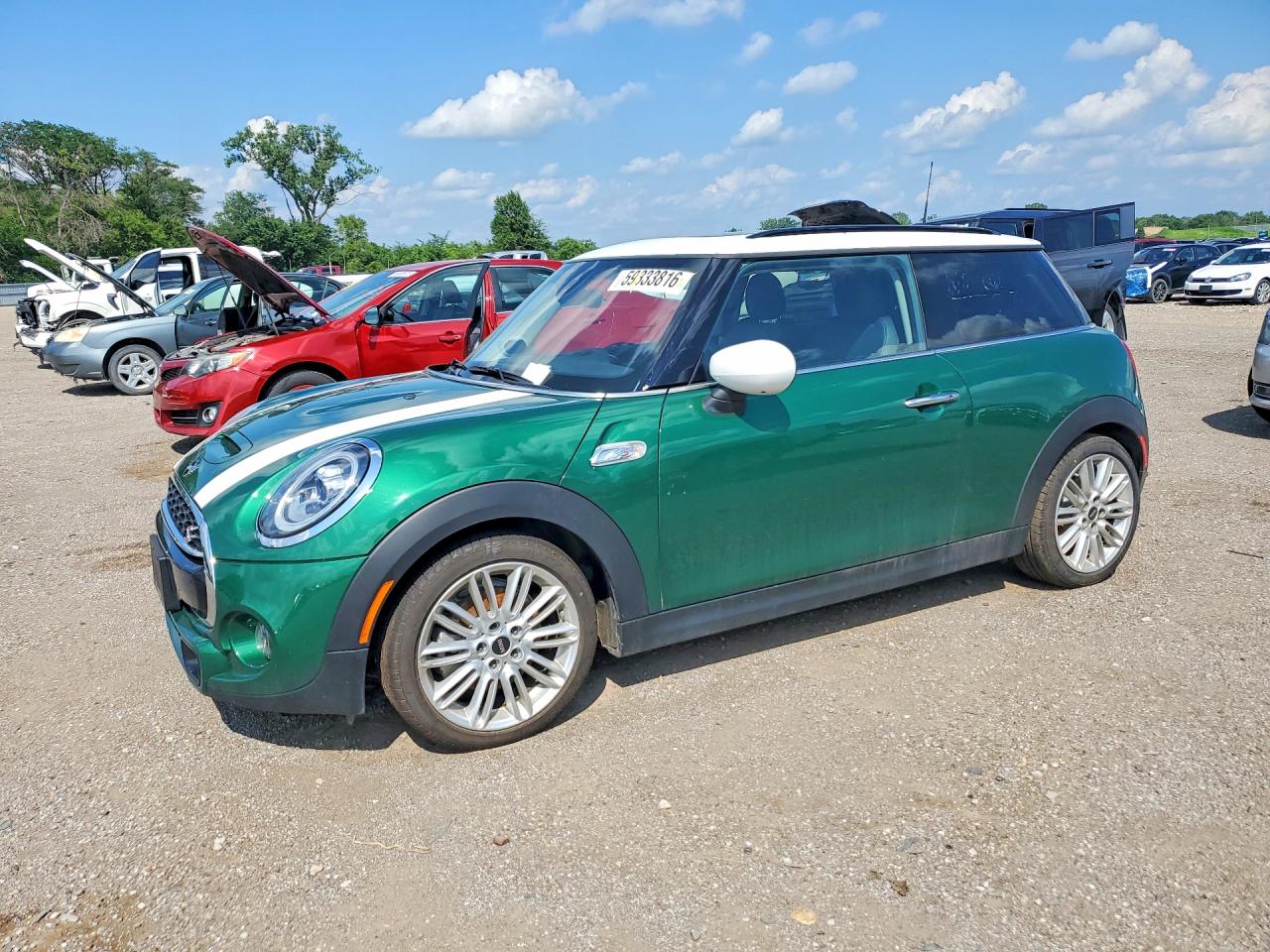 2020 Mini Cooper S Зеленый vin: WMWXR5C01L2L71963