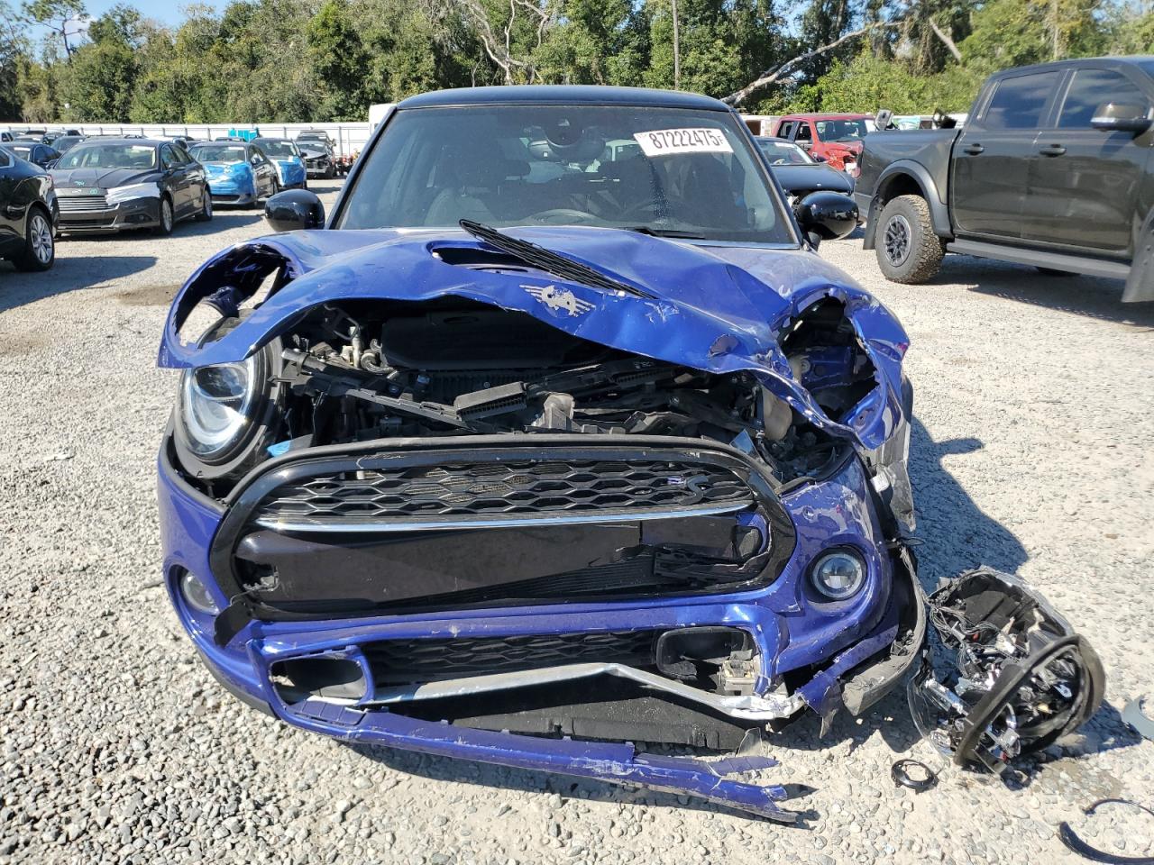2021 Mini Cooper S Blue vin: WMWXR5C03M2N54007