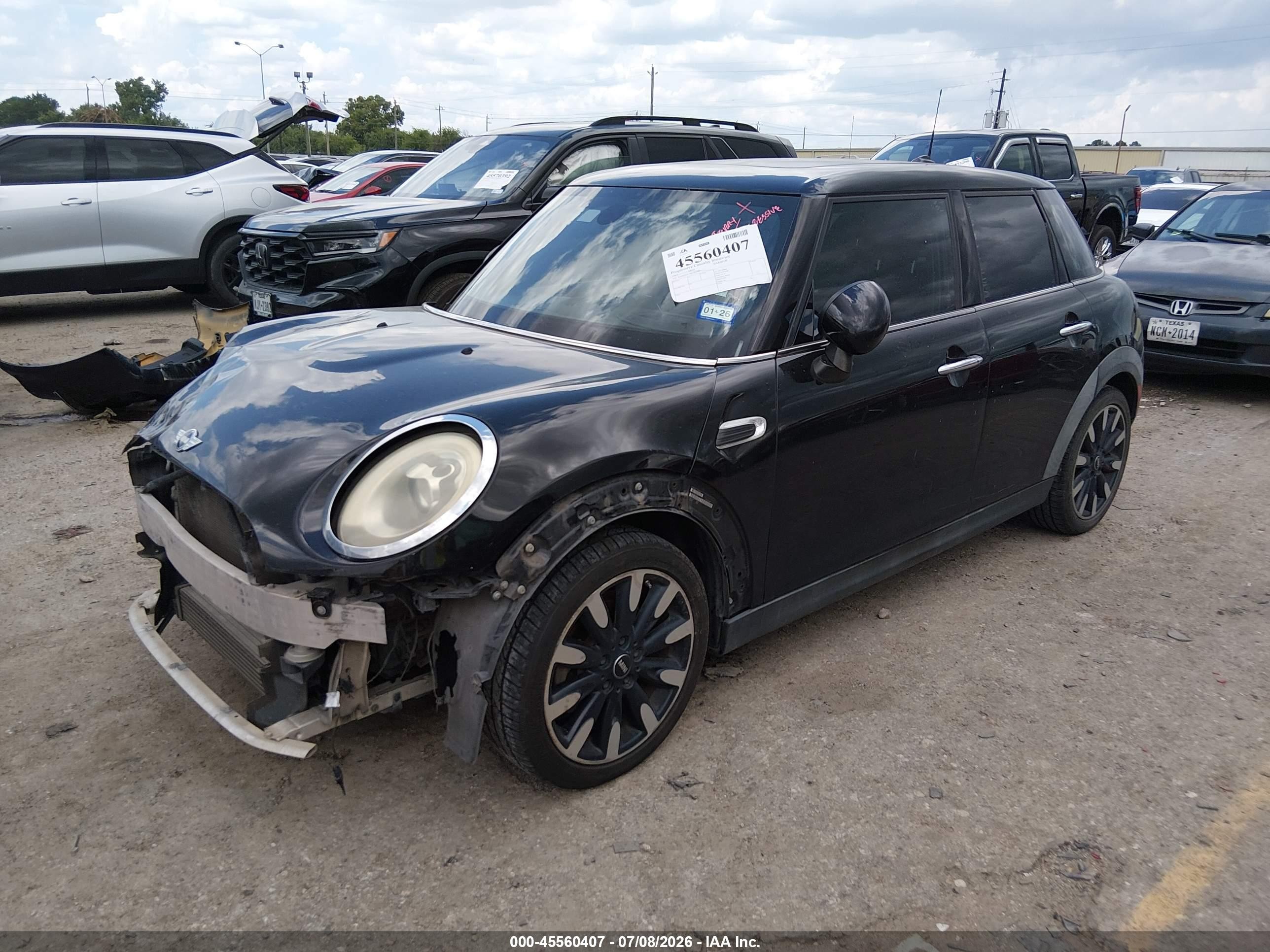 2015 Mini Hardtop Cooper Черный vin: WMWXS5C50FT826980