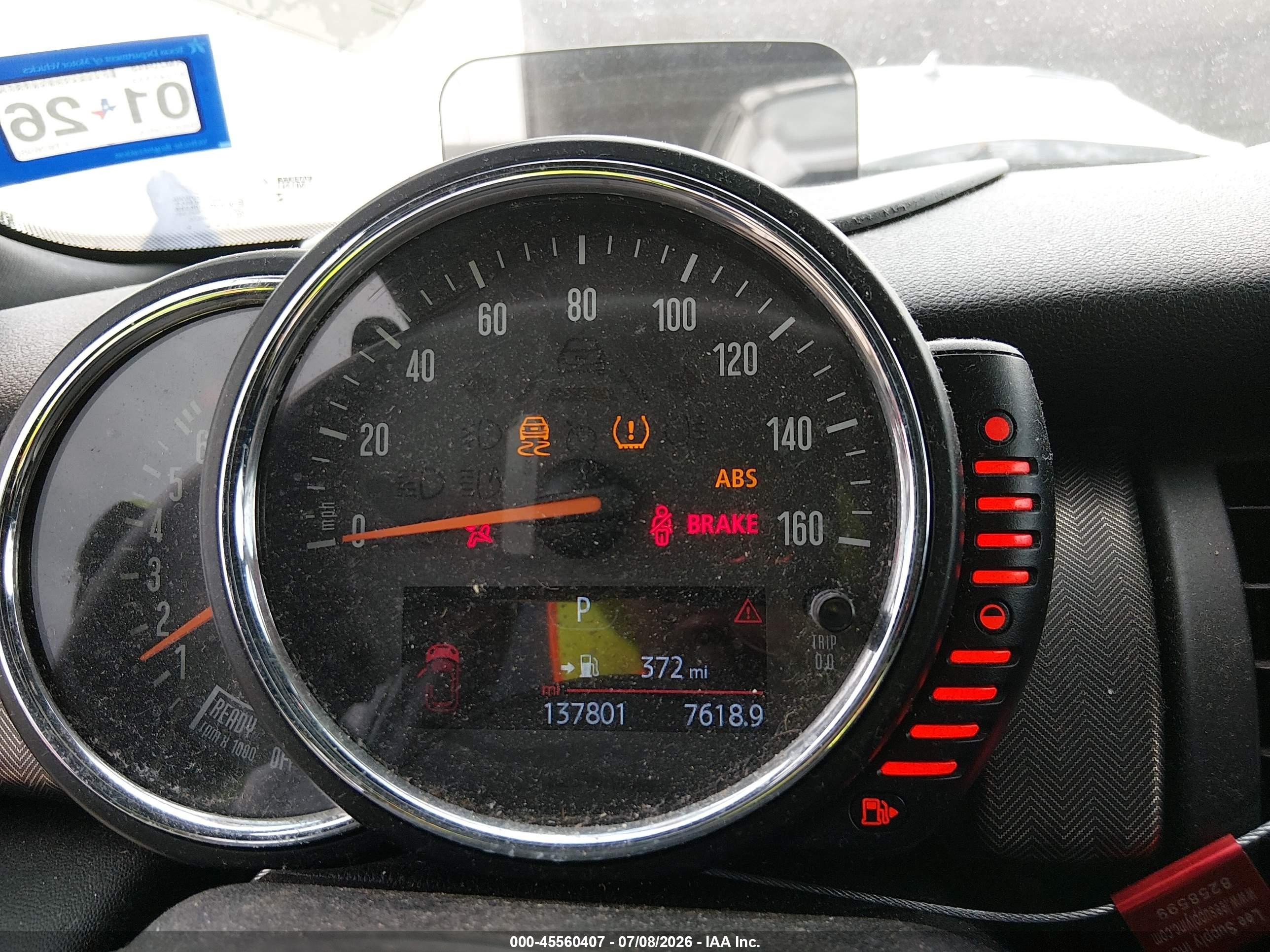 2015 Mini Hardtop Cooper Черный vin: WMWXS5C50FT826980