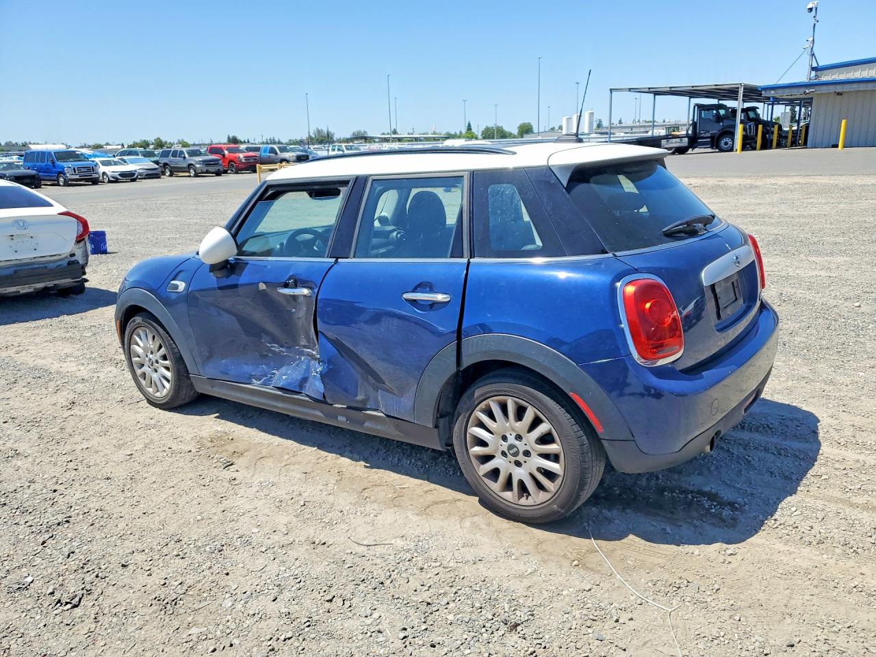 2015 Mini Cooper Синий vin: WMWXS5C51FT828804