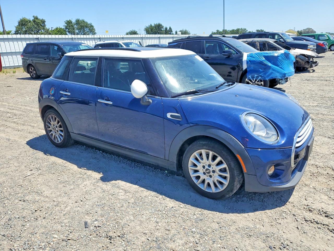 2015 Mini Cooper Синий vin: WMWXS5C51FT828804