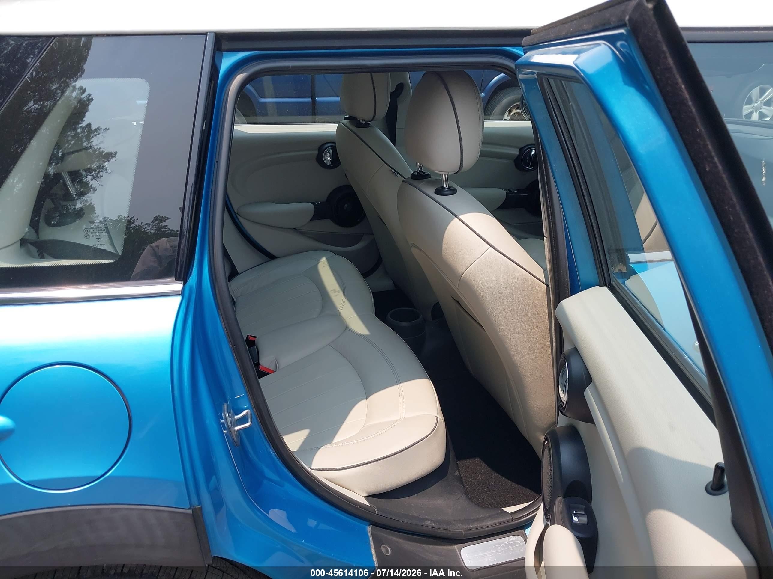 2015 Mini Hardtop Cooper Синий vin: WMWXS5C52FT831937