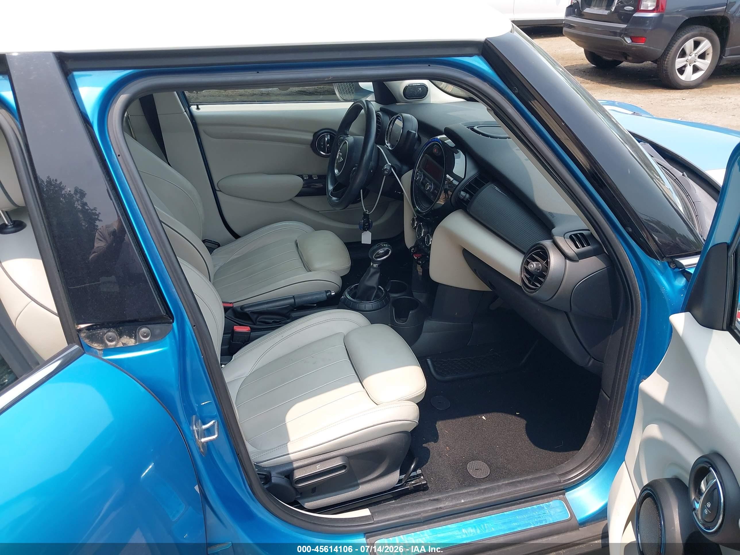 2015 Mini Hardtop Cooper Синий vin: WMWXS5C52FT831937