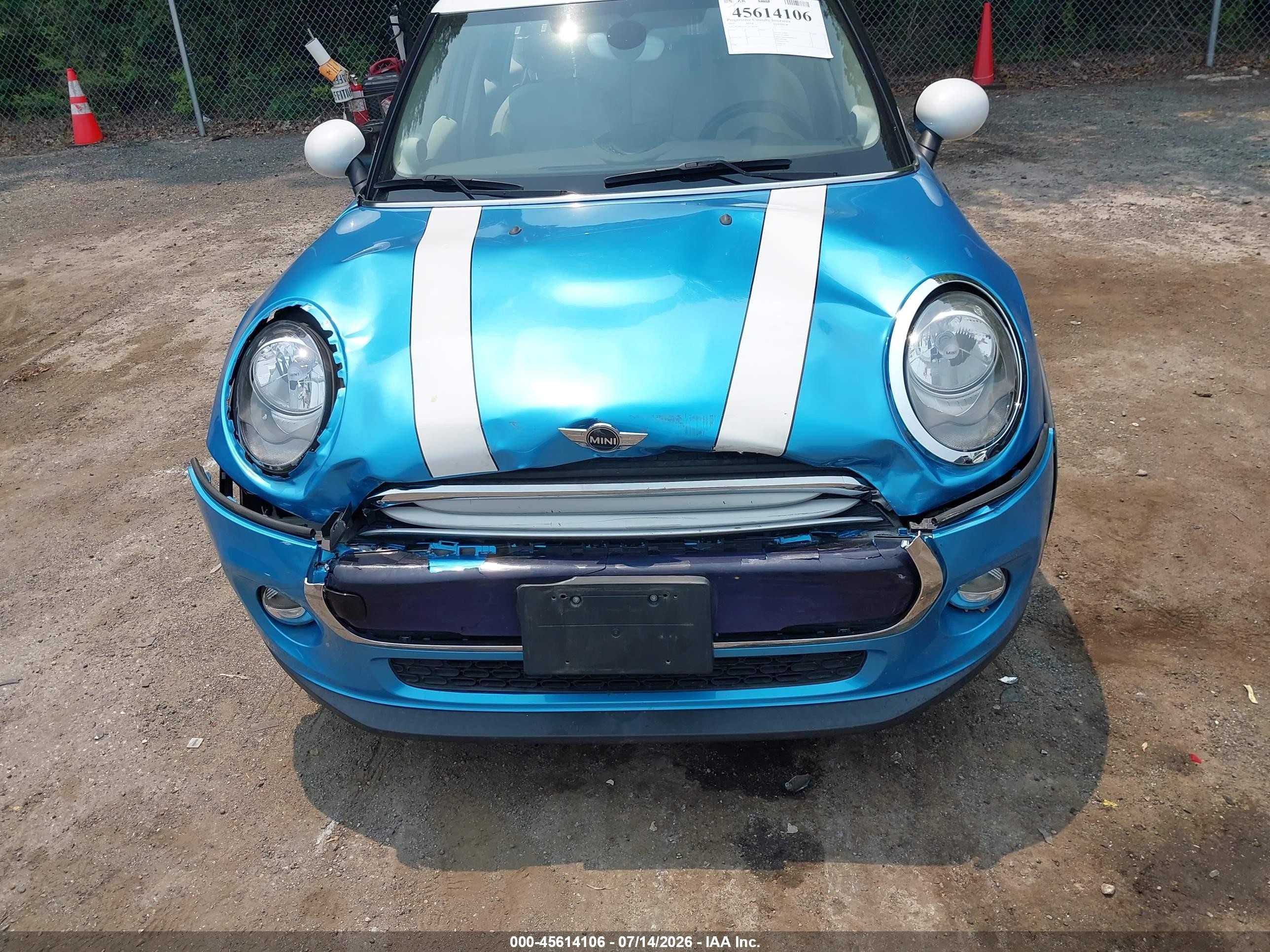 2015 Mini Hardtop Cooper Синий vin: WMWXS5C52FT831937