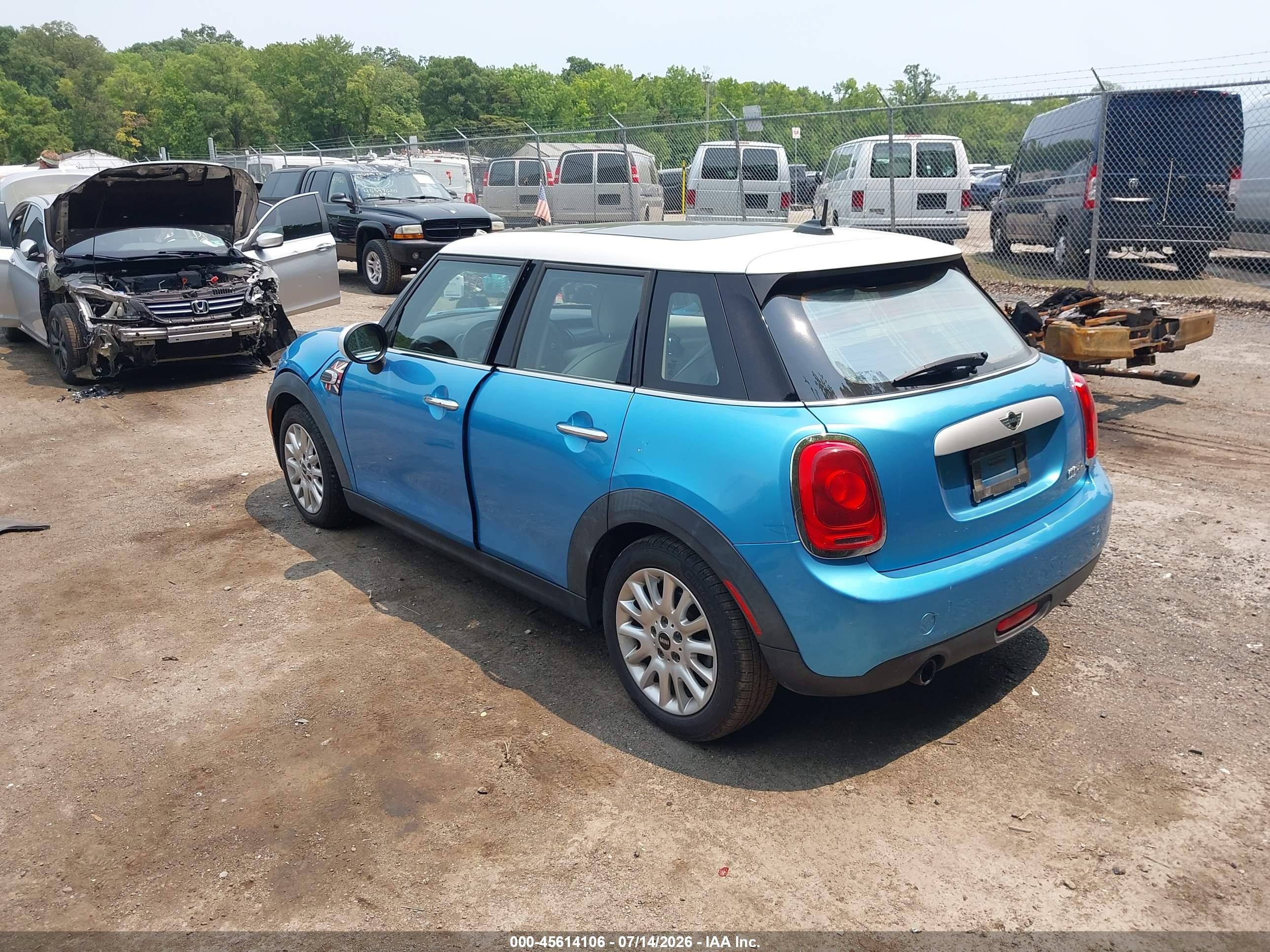 2015 Mini Hardtop Cooper Синий vin: WMWXS5C52FT831937