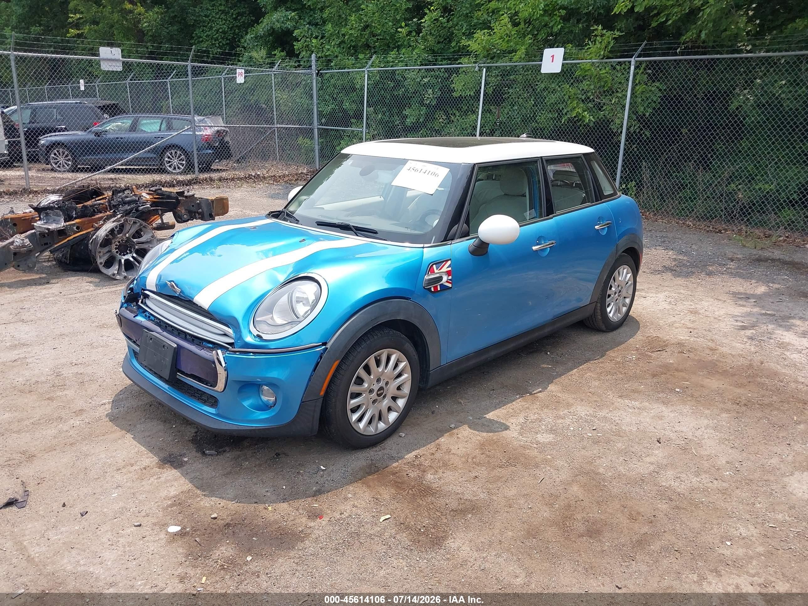 2015 Mini Hardtop Cooper Синий vin: WMWXS5C52FT831937
