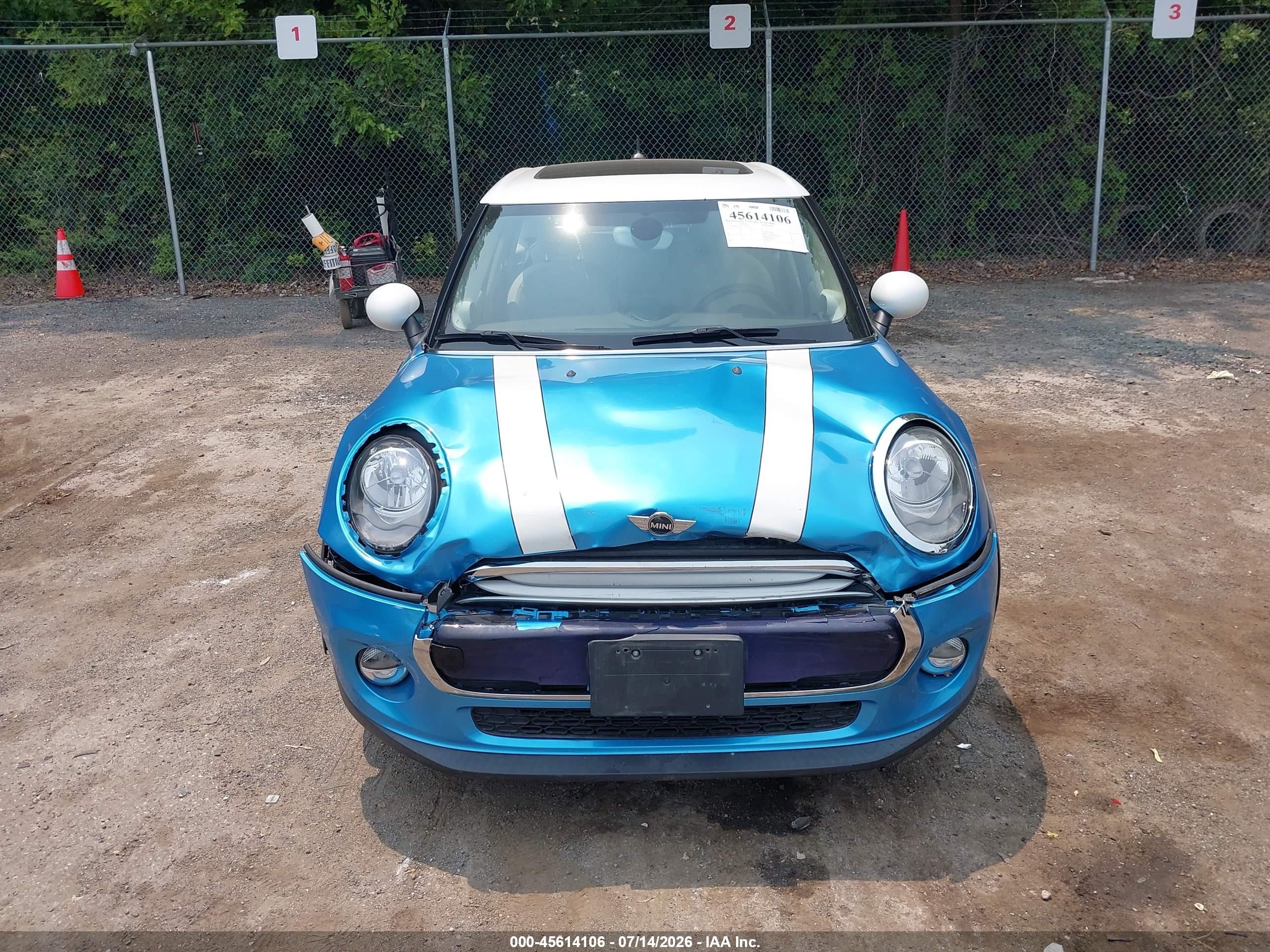 2015 Mini Hardtop Cooper Синий vin: WMWXS5C52FT831937