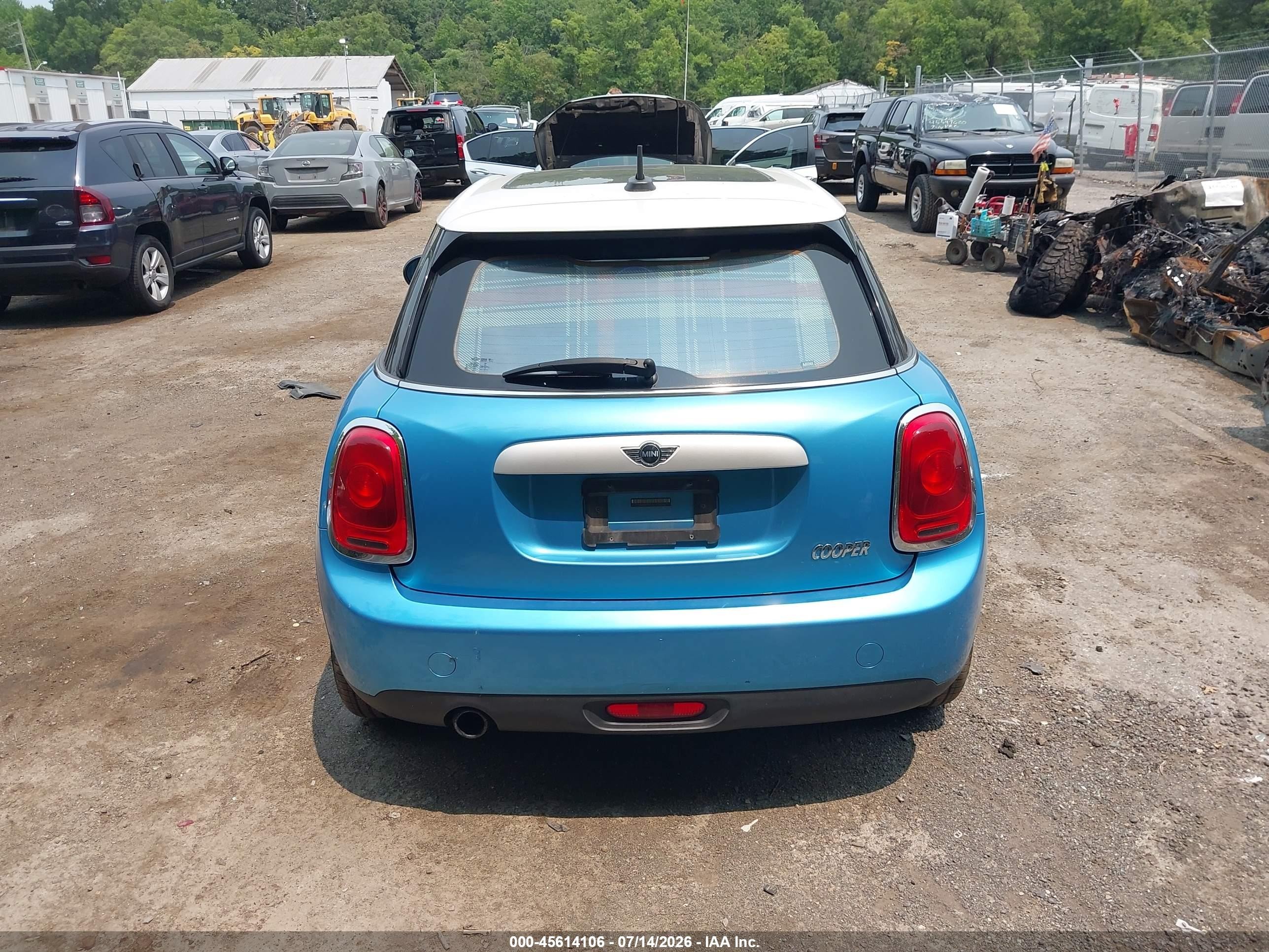 2015 Mini Hardtop Cooper Синий vin: WMWXS5C52FT831937