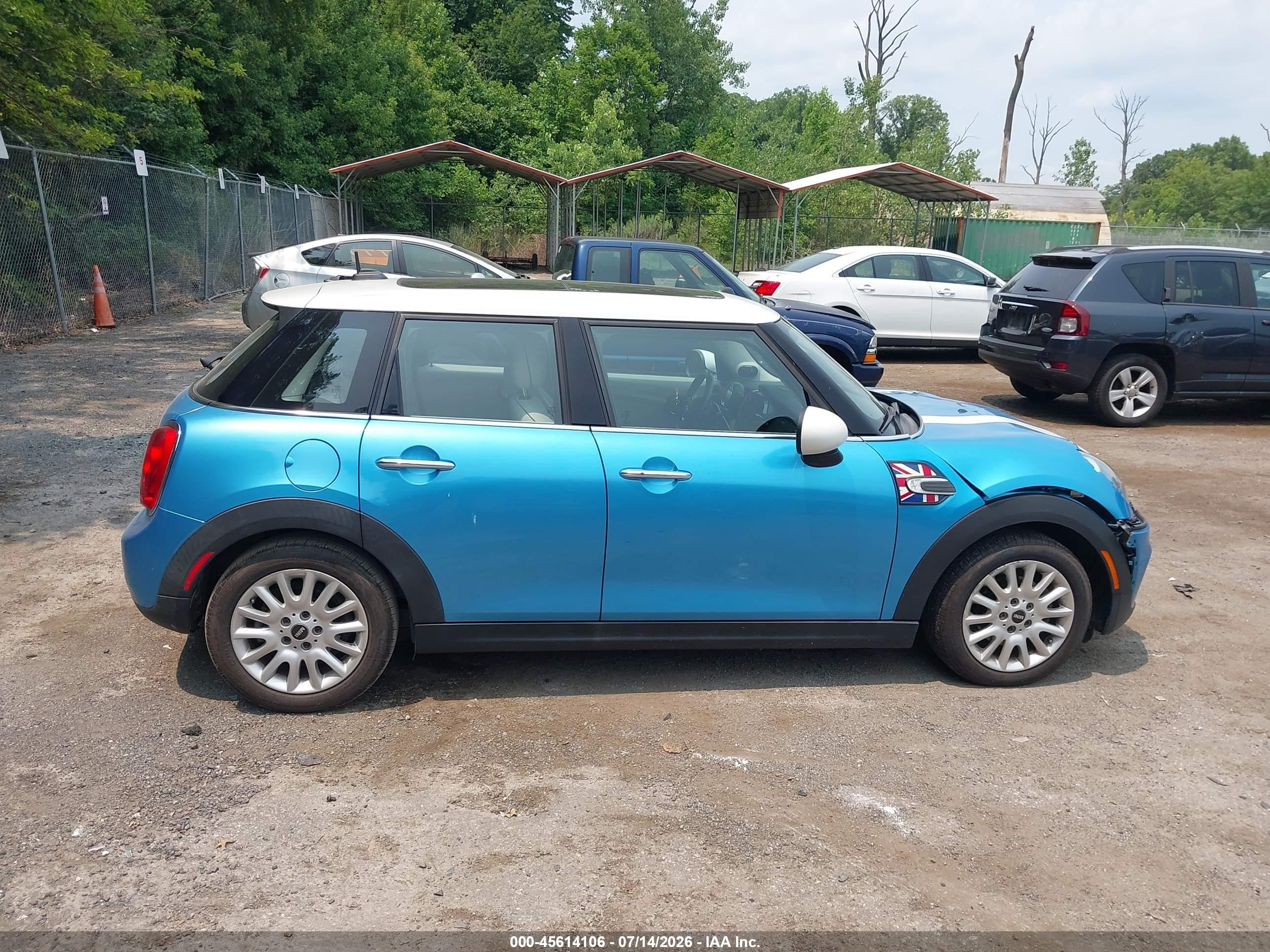 2015 Mini Hardtop Cooper Синий vin: WMWXS5C52FT831937