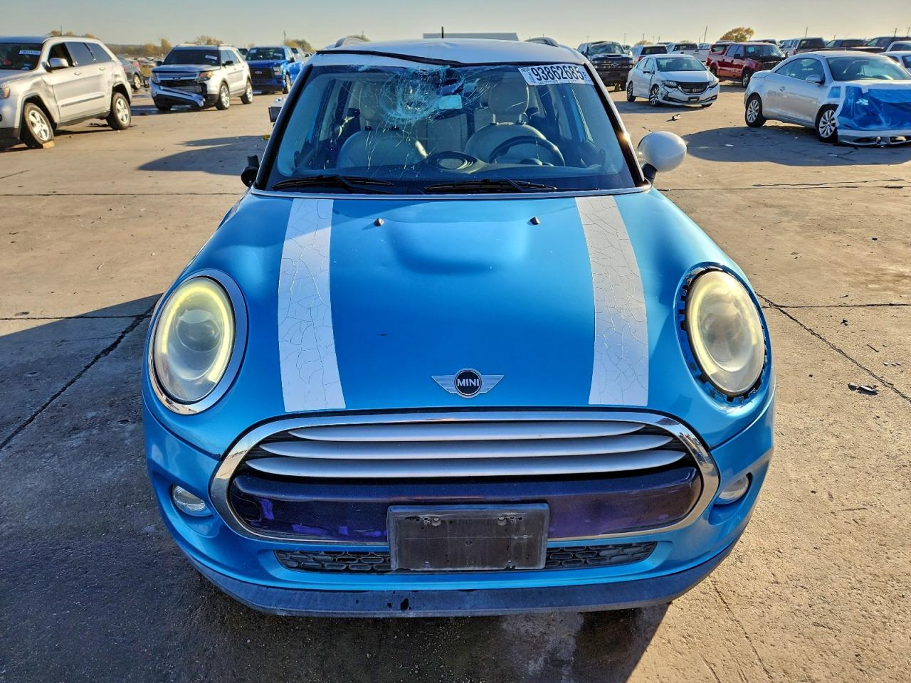 2015 Mini Cooper Blue vin: WMWXS5C58FT828850