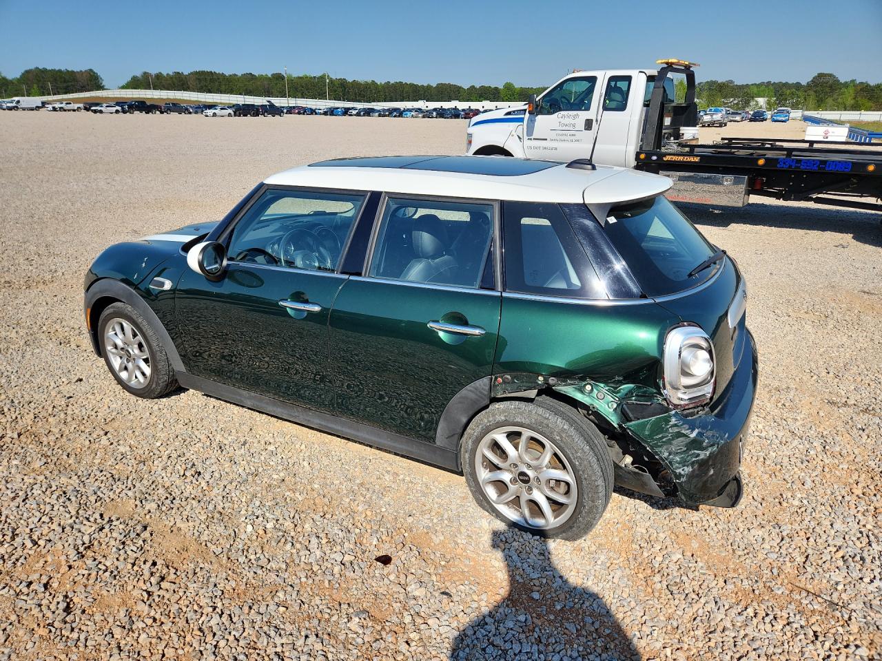 2015 Mini Cooper Green vin: WMWXS5C58FT837595