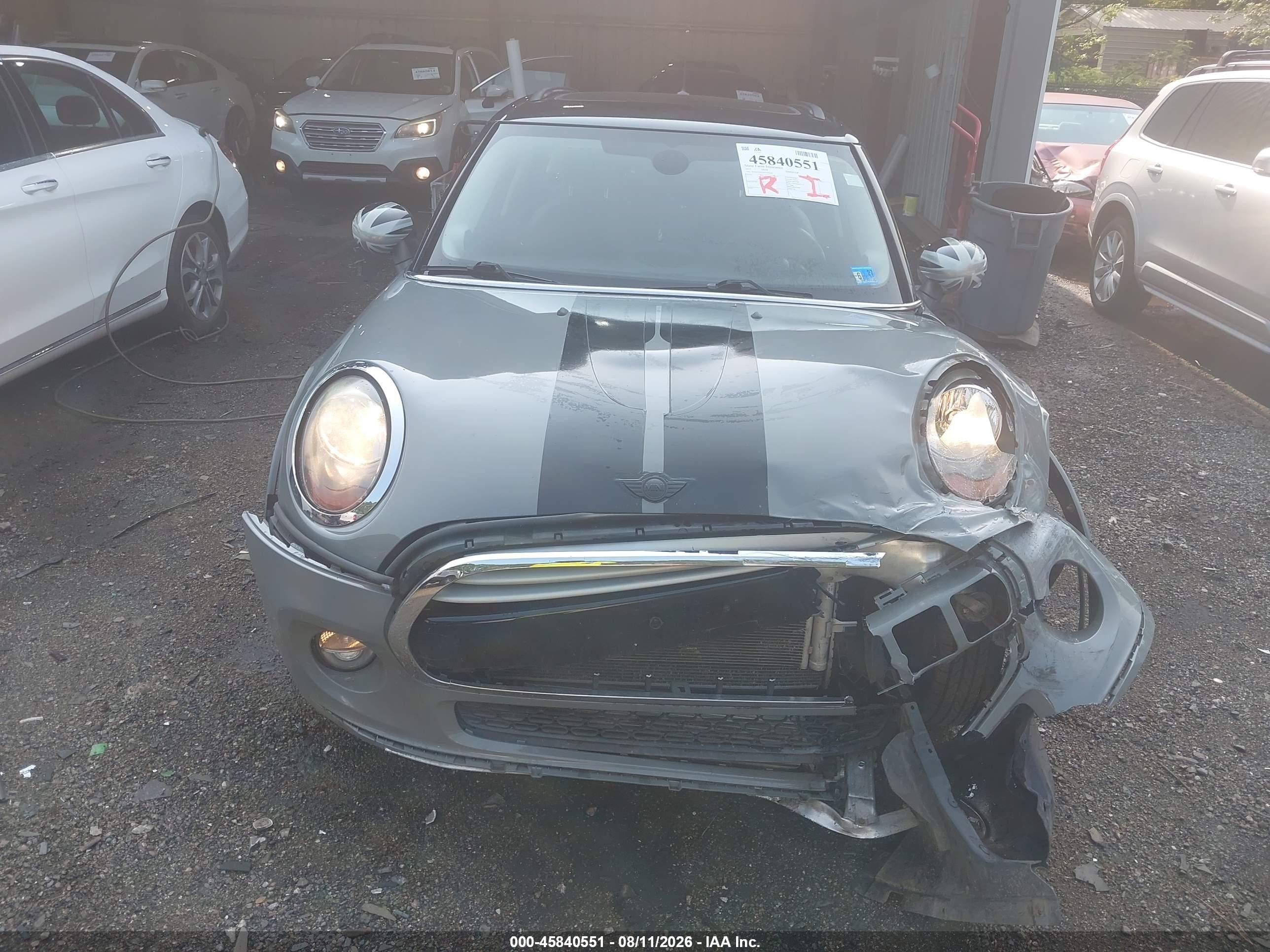 2015 Mini Hardtop Cooper Gray vin: WMWXS5C59FT830543
