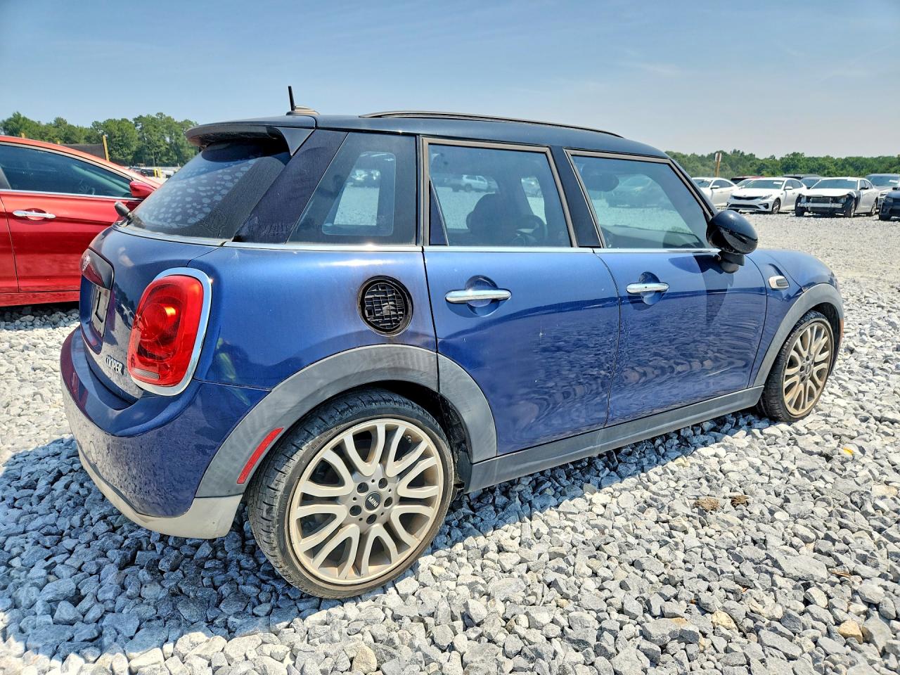 2016 Mini Cooper Синий vin: WMWXU1C55G2D57348