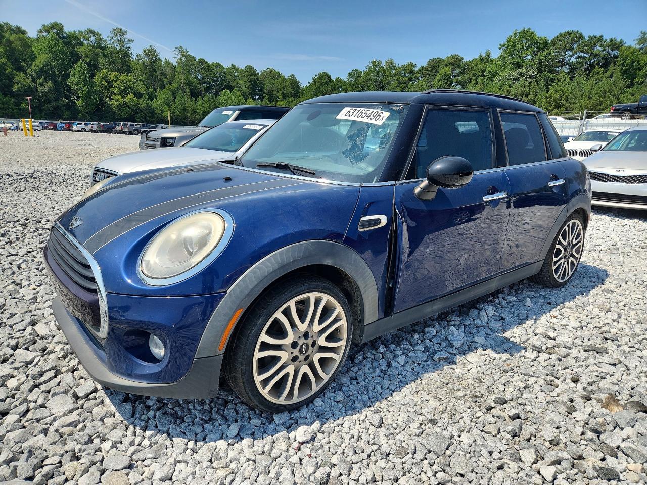2016 Mini Cooper Blue vin: WMWXU1C55G2D57348