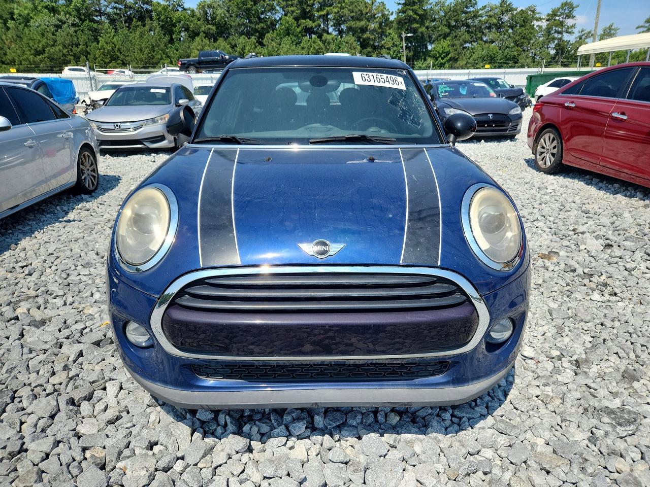 2016 Mini Cooper Синий vin: WMWXU1C55G2D57348