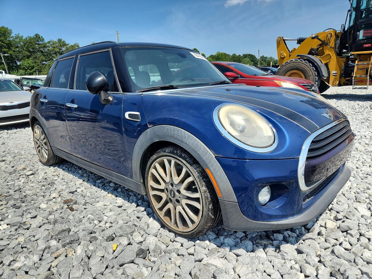 2016 Mini Cooper Синий vin: WMWXU1C55G2D57348