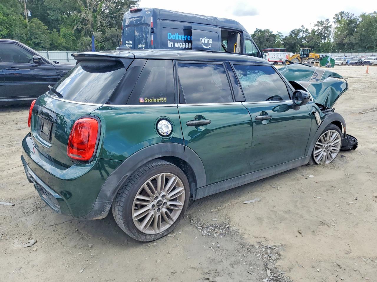 2015 Mini Cooper S Green vin: WMWXU3C50F2B66673