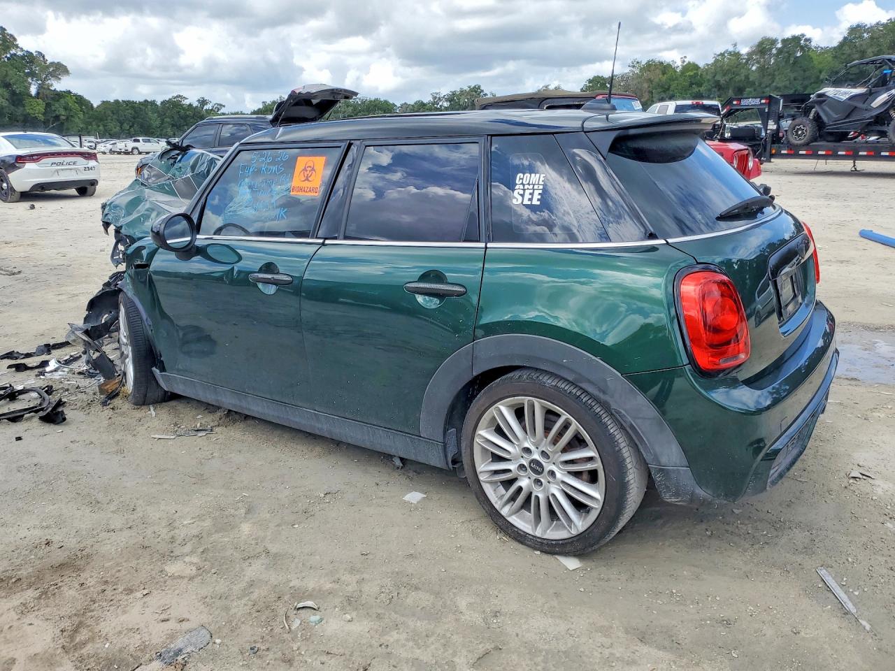 2015 Mini Cooper S Green vin: WMWXU3C50F2B66673