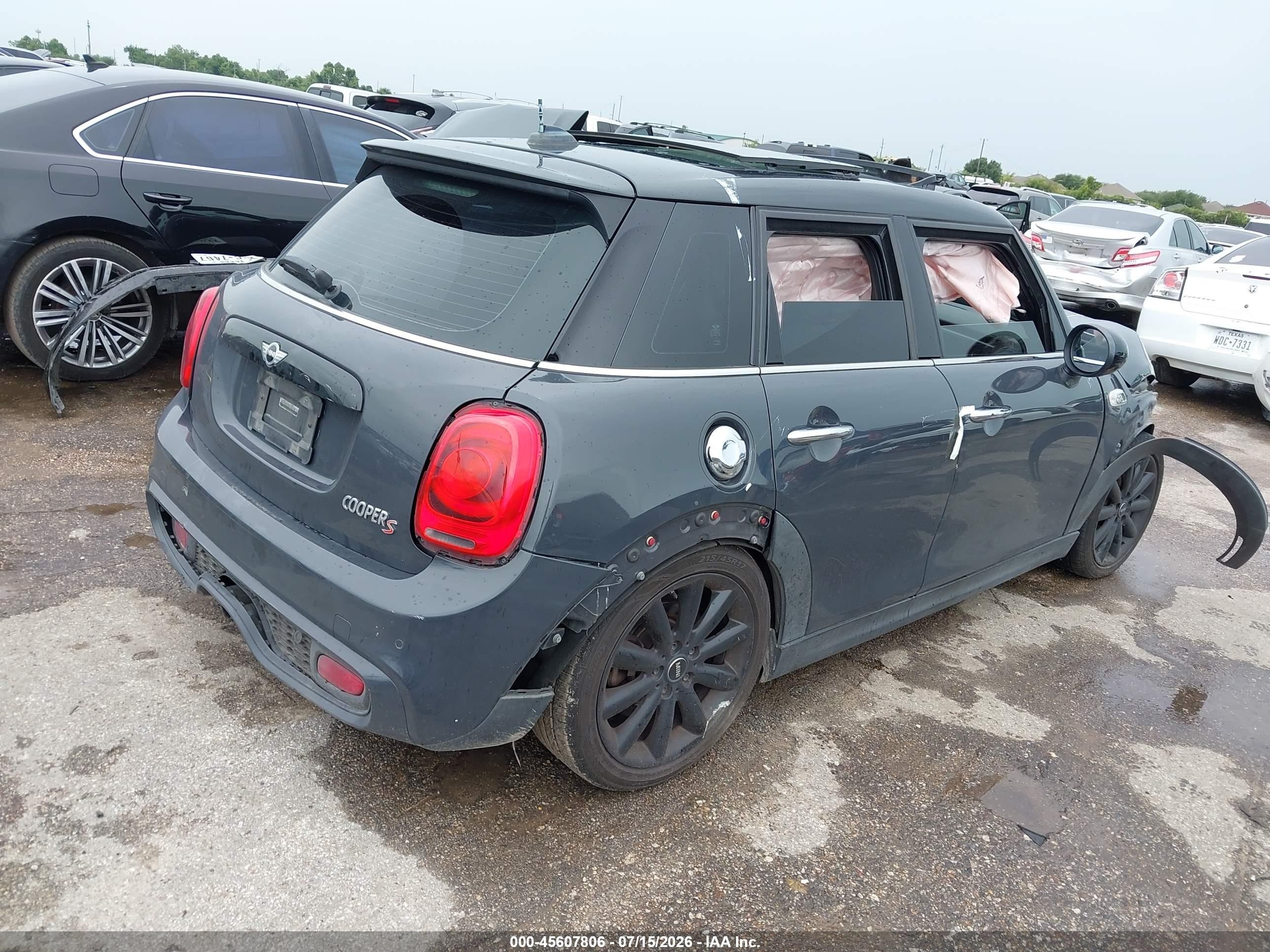 2015 Mini Hardtop Cooper S Gray vin: WMWXU3C52F2B55755
