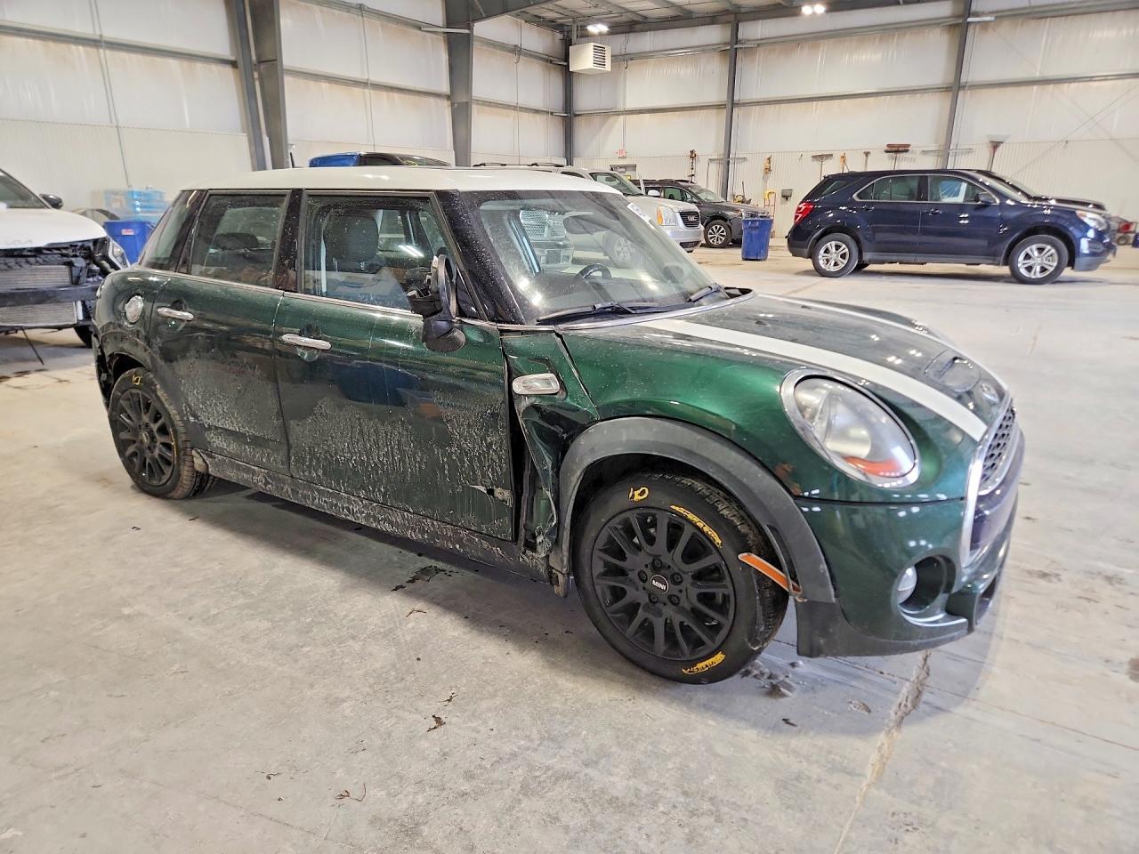 2015 Mini Cooper S Green vin: WMWXU3C52F2B58123